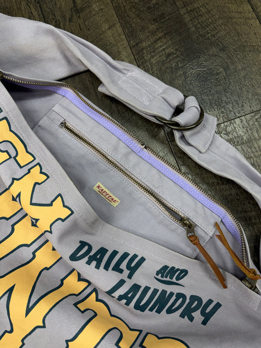 KAPITAL 8 CANVAS KOUNTRY SNUFKIN BAG - VIOLET