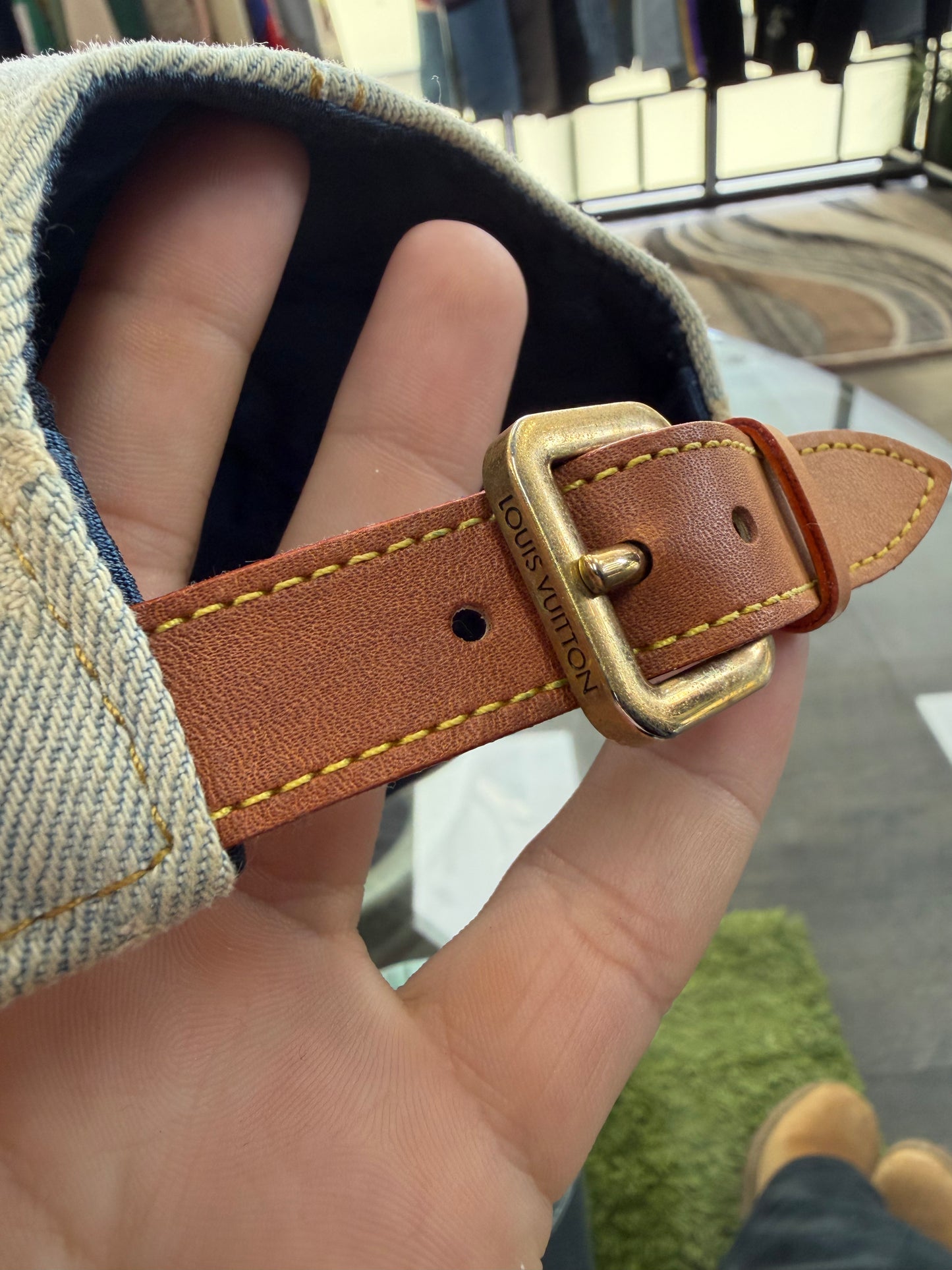 LOUIS VUITTON LEGACY MONOGRAM LEATHER HAT
