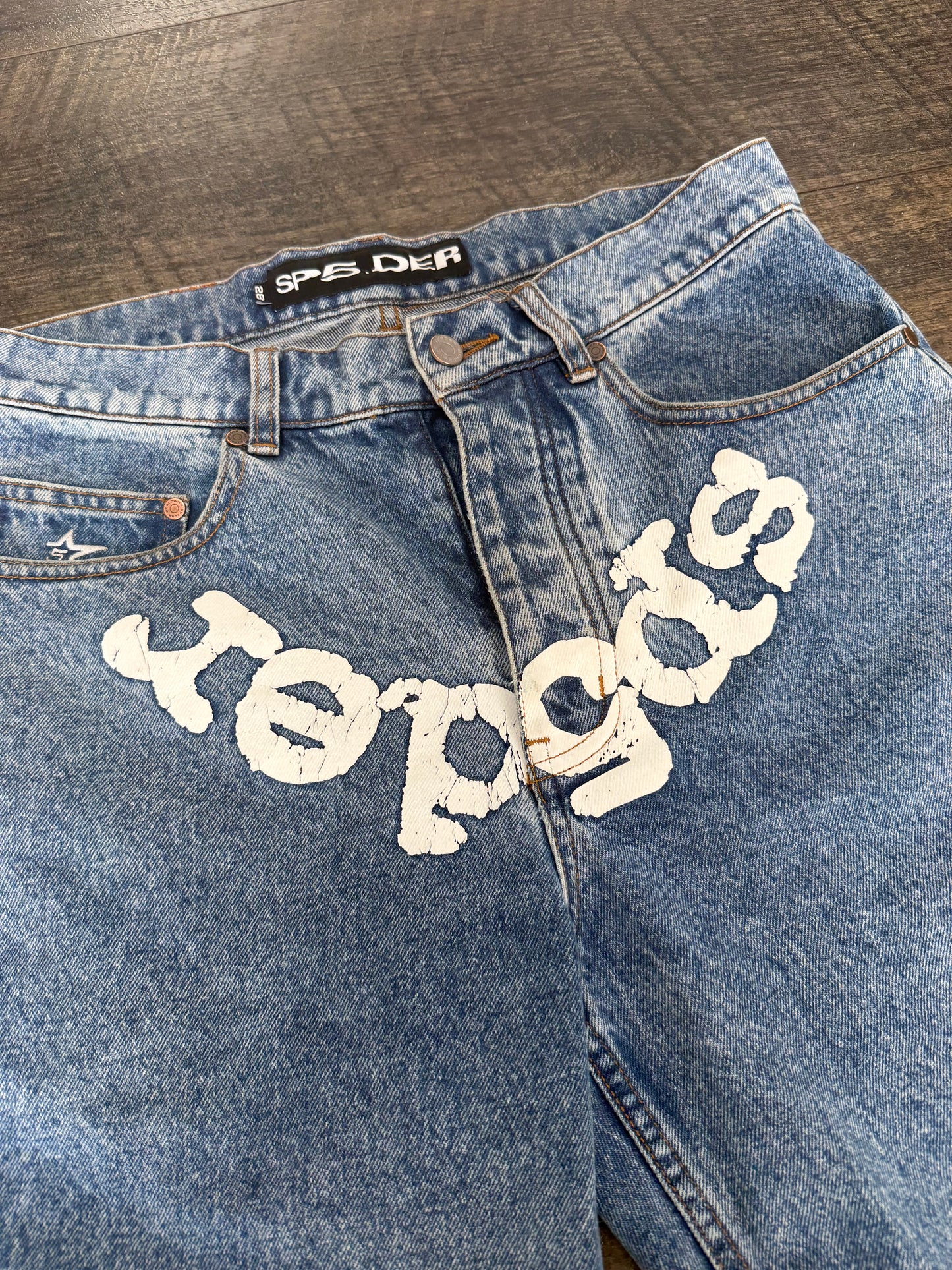 SP5DER DENIM SHORTS (28)