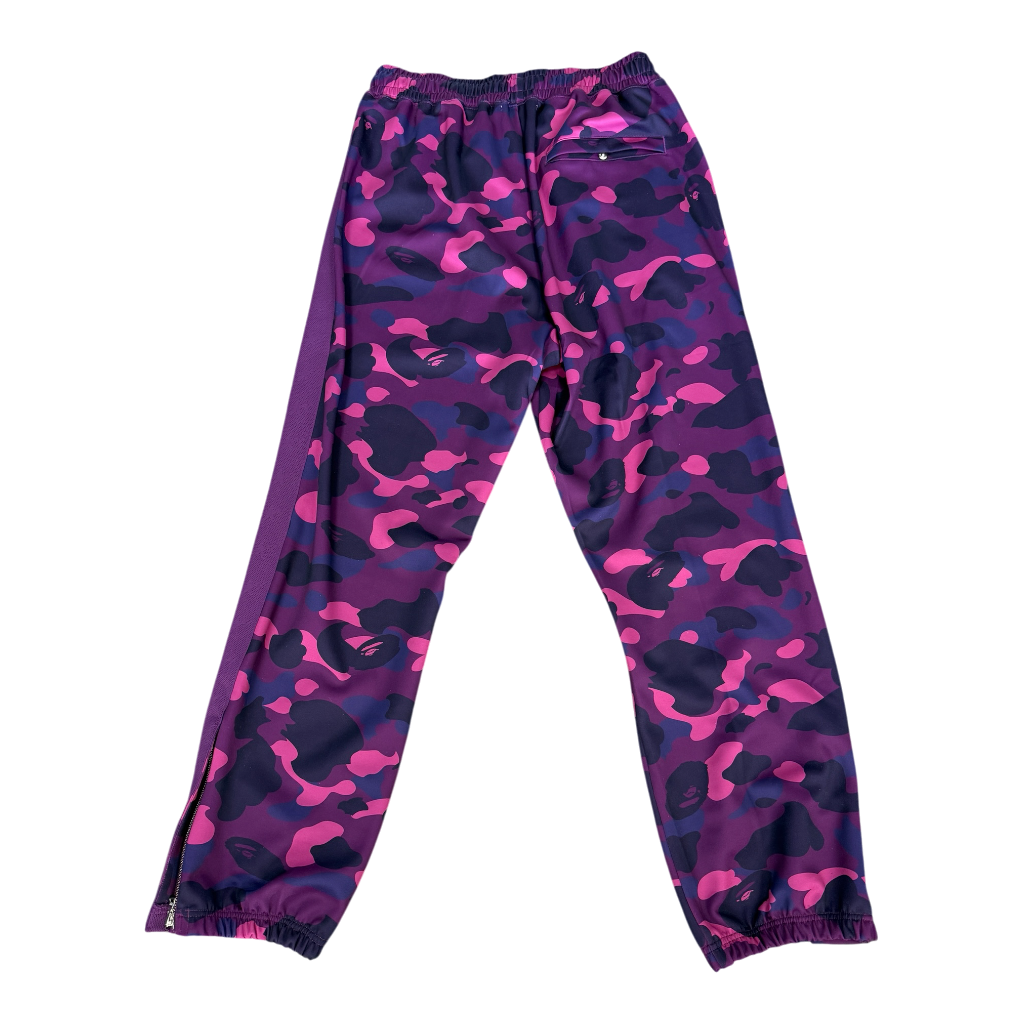 BAPE COLOR CAMO PURPLE SWEATPANTS (M)
