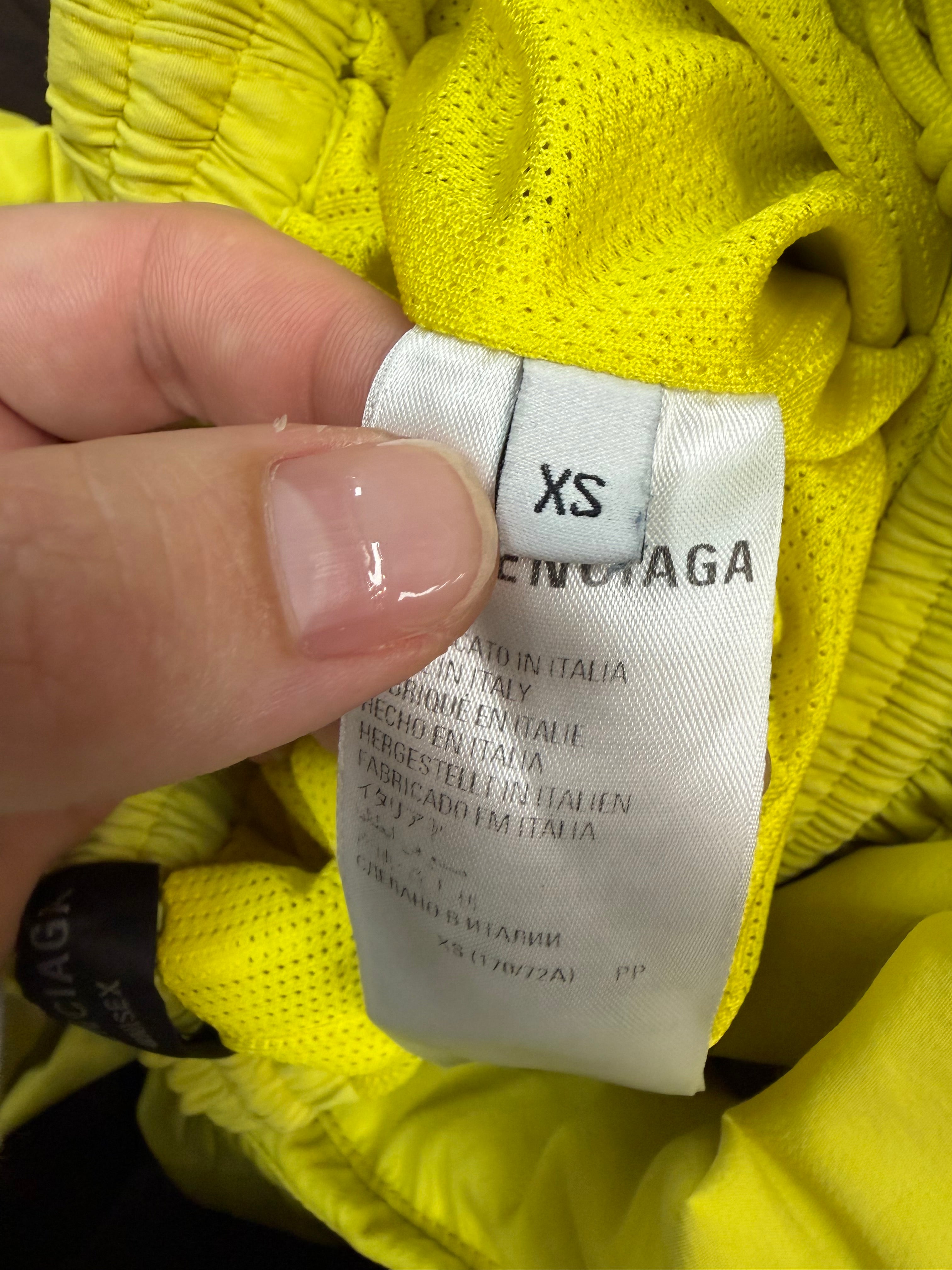 BALENCIAGA BAGGY TRACK PANTS (XS)