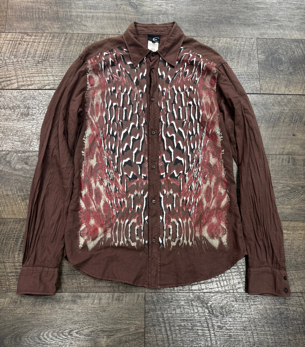ROBERTO CAVALLI BUTTON-UP SHIRT VTG (52)