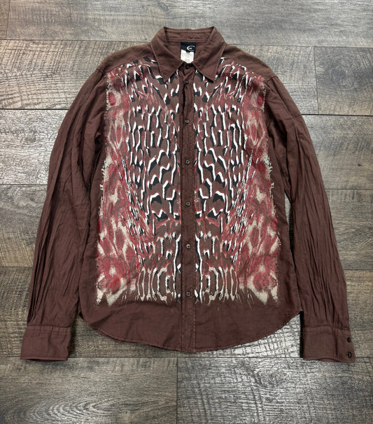 ROBERTO CAVALLI BUTTON-UP SHIRT VTG (52)