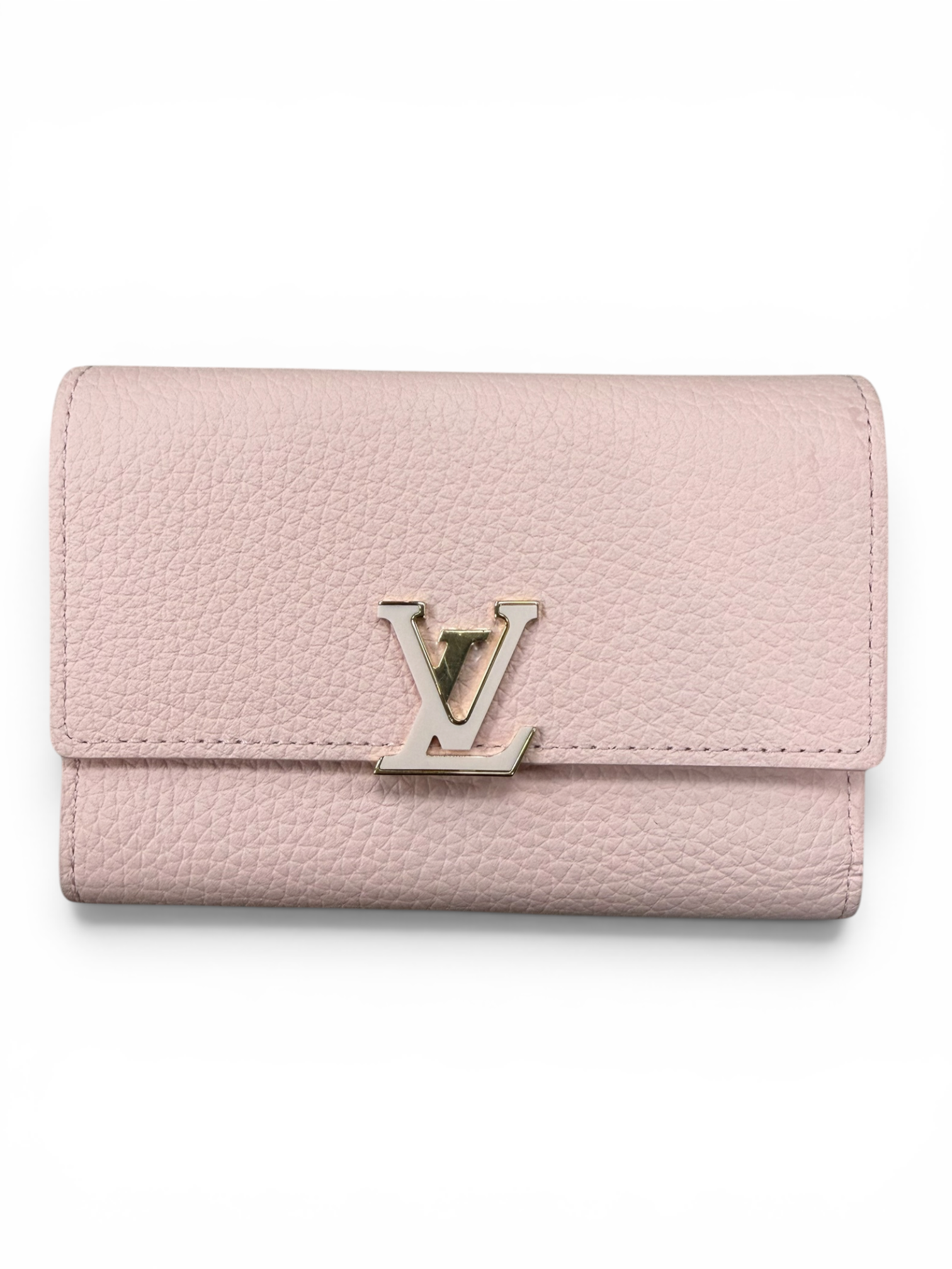 CAPUCINES COMPACT WALLET JASMINE PINK
