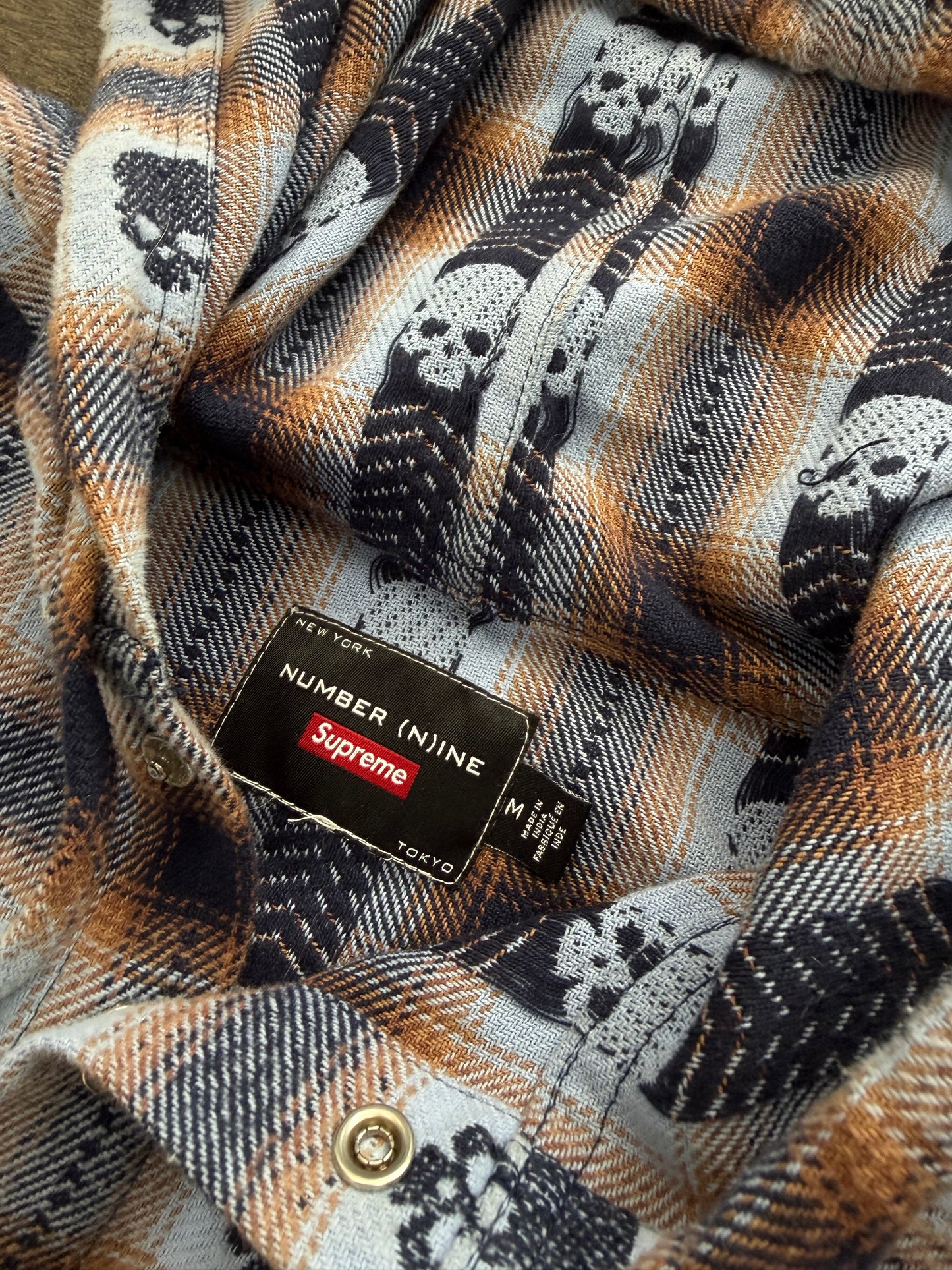 SUPREME X NUMBER (N)INE HOODED FLANNEL (M)
