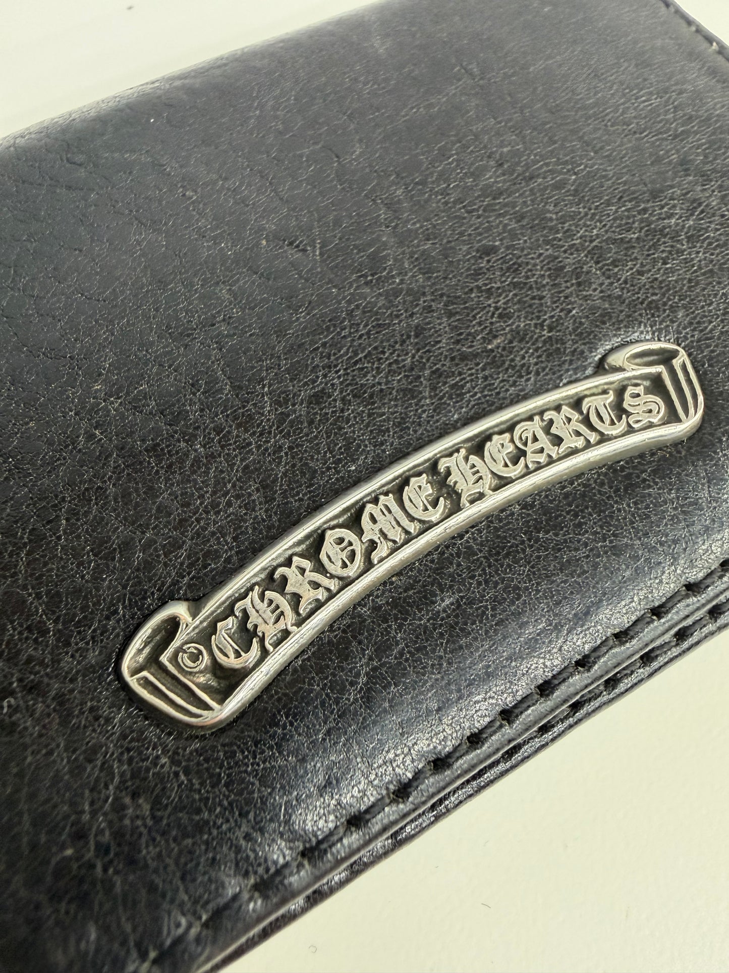 CHORME HEARTS LEATHER WALLET