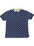 GUCCI INTERLOCK STITCH POLO (XL)