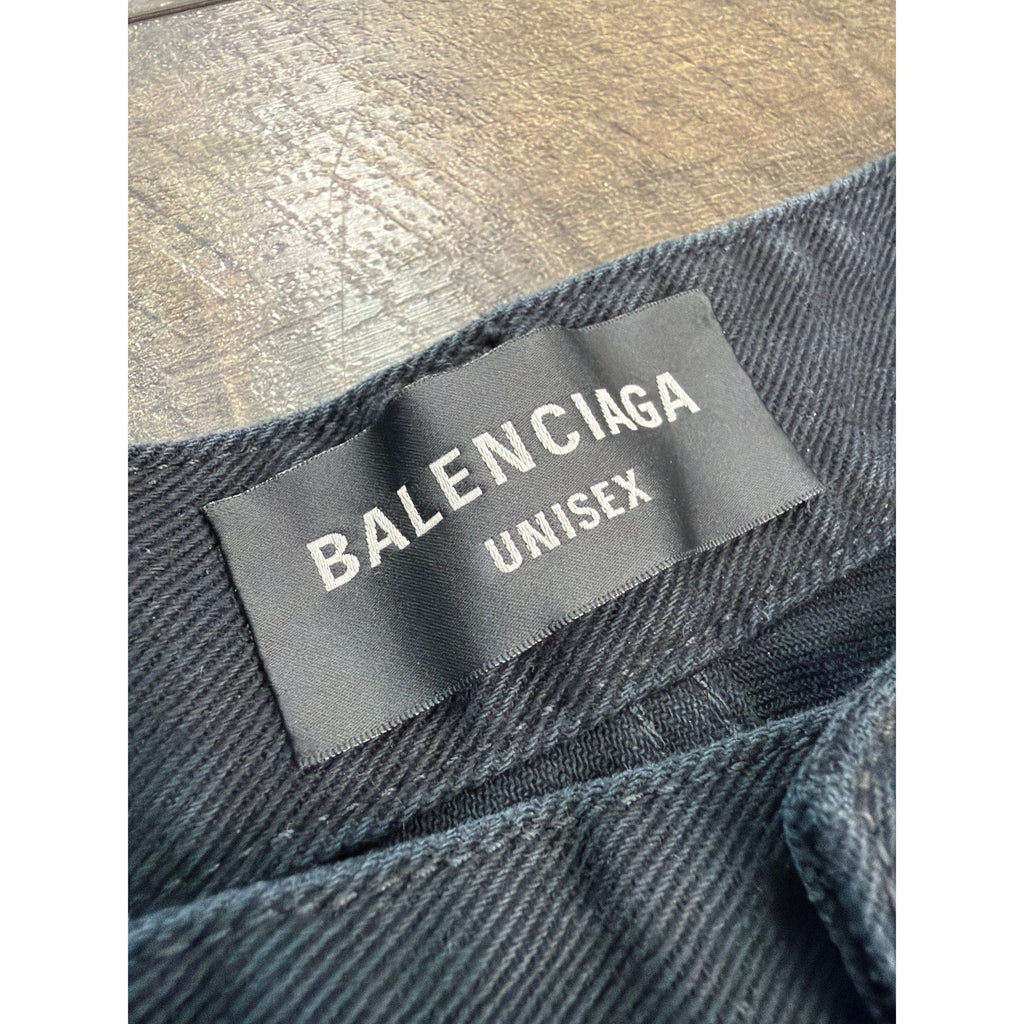 BALENCIAGA CUT OFF JEANS (FITS 28-31)