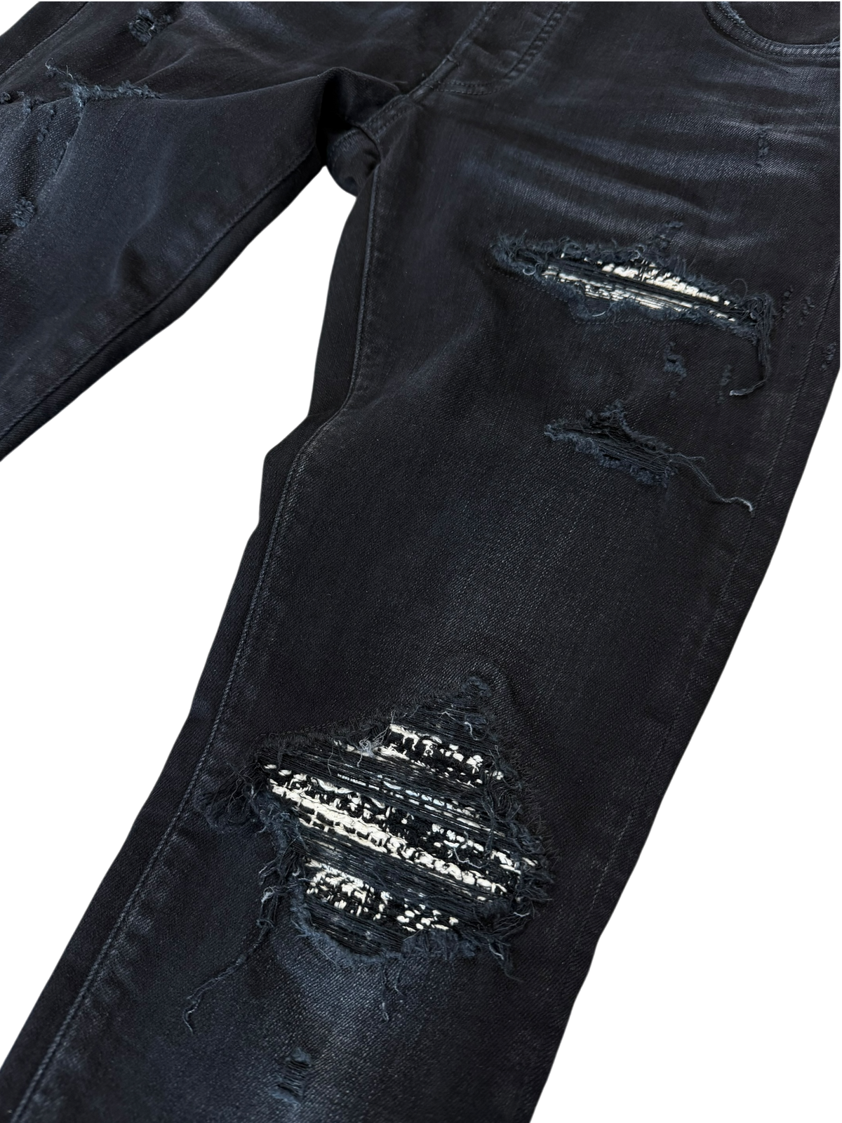 AMIRI MX1 BOUCLE YARN PATCH DENIM JEANS BRAND NEW (31)