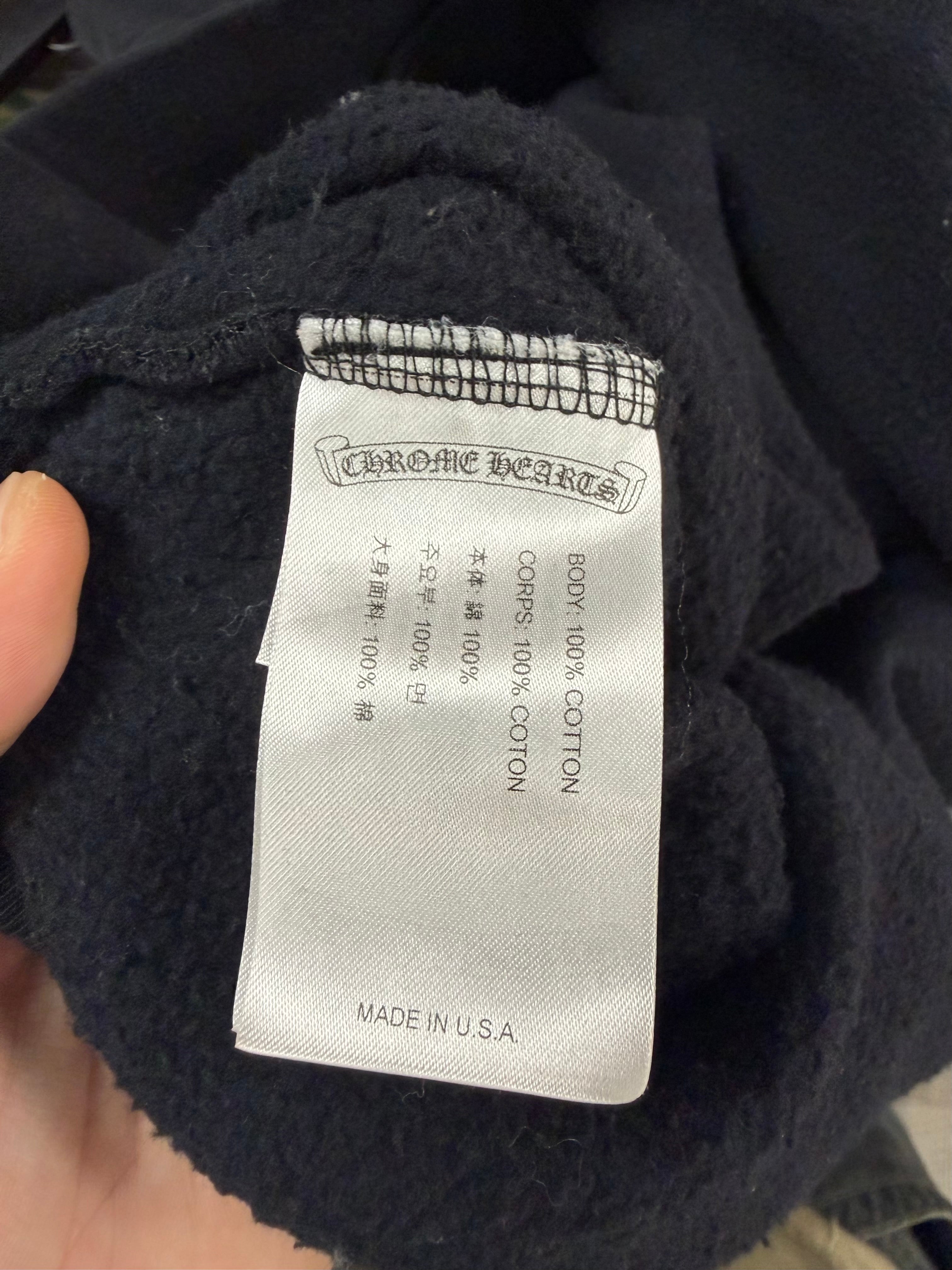 CHROME HEARTS GRADIENT SUNSET T BAR HOODIE (XXL)