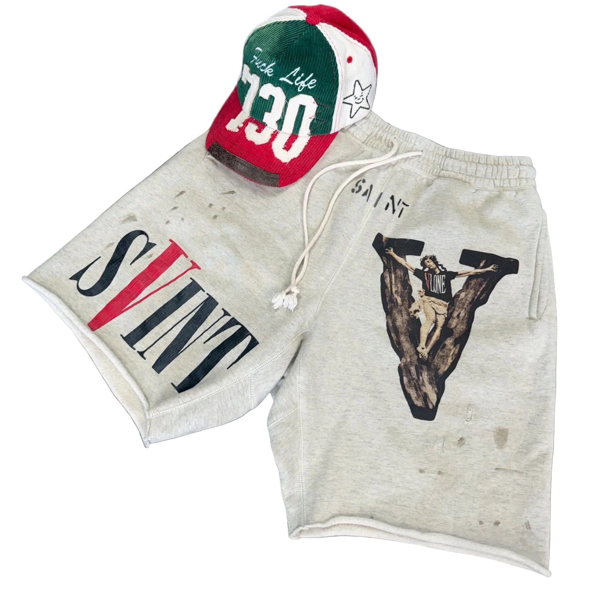 SAINT MXXXXXX VLONE SHORTS (S)