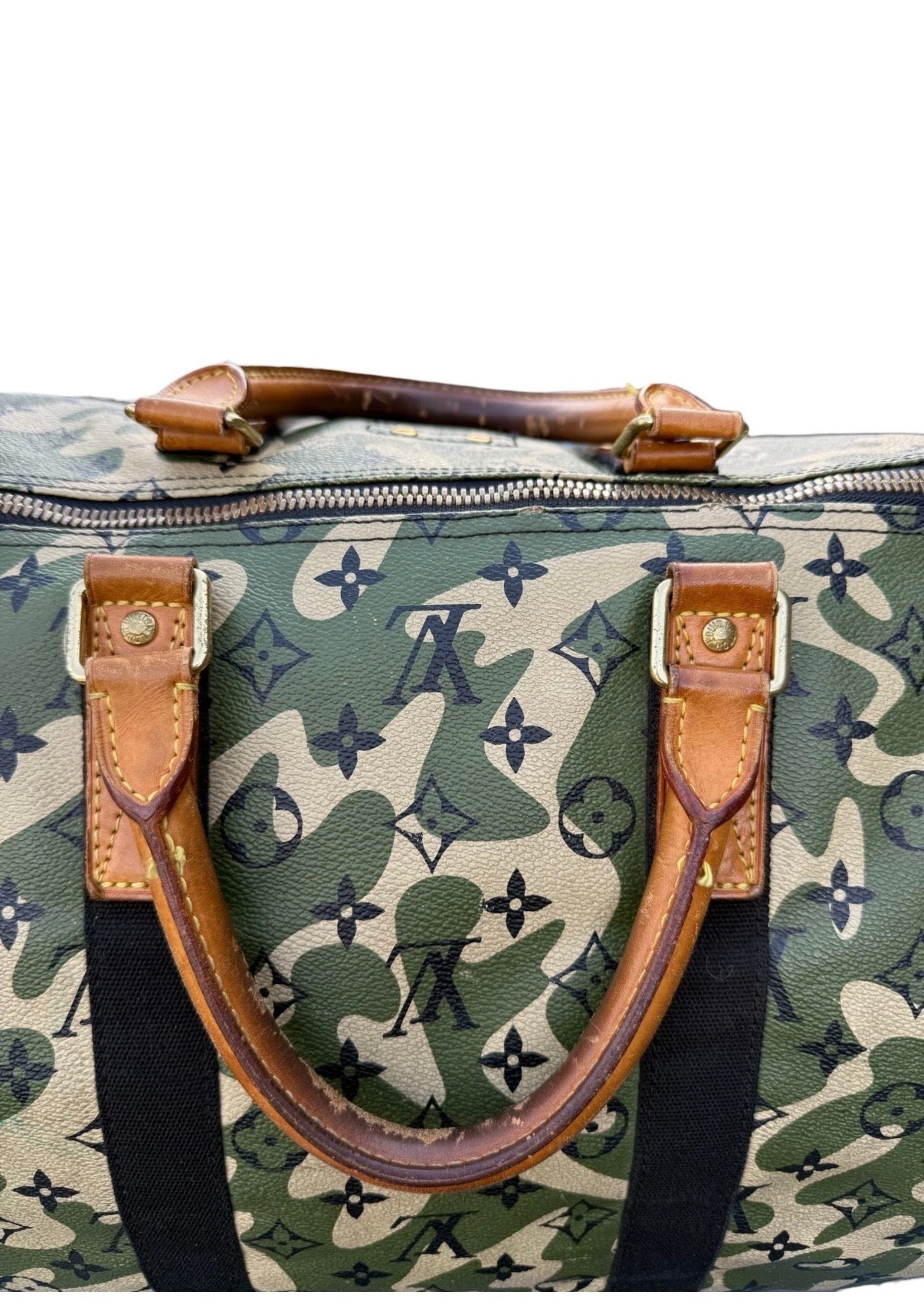 LOUIS VUITTON TAKASHI MURAKAMI MONOGRAMOUFLAGE KEEPALL