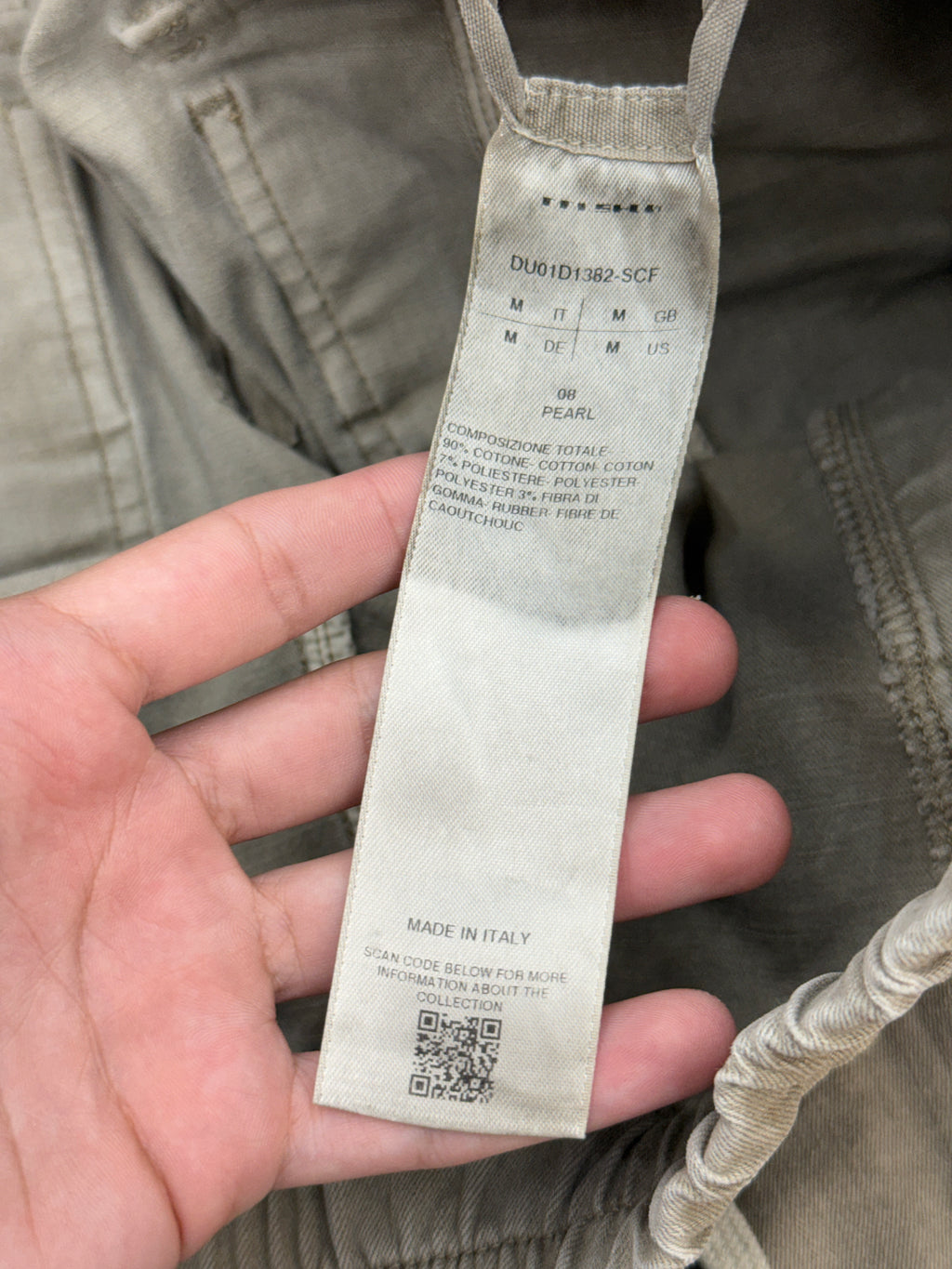RICK OWENS DRKSHDW CREATCH CARGO PODS (M)