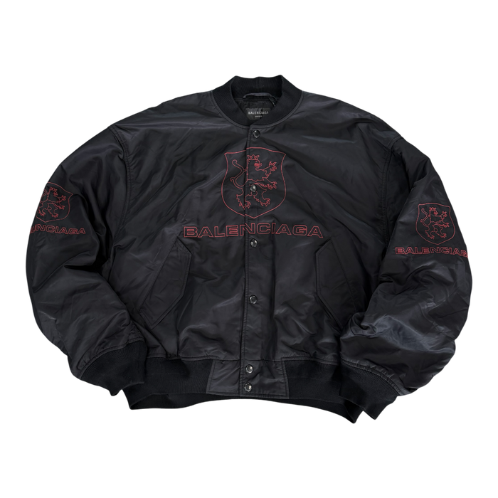 BALENCIAGA LION CLUB EMBROIDERED JACKET (M)