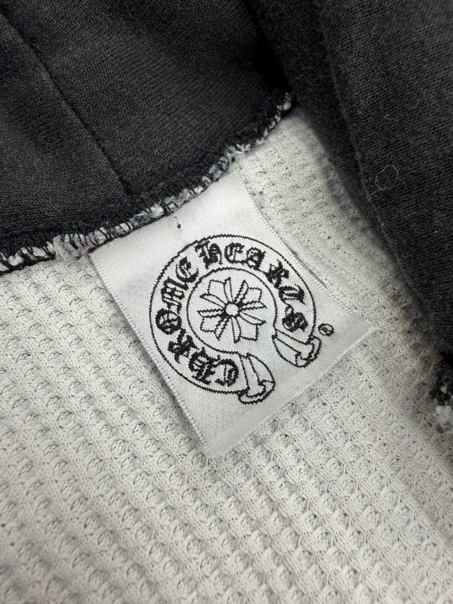 CHROME HEARTS VINTAGE THERMAL DAGGER ZIP HOODIE (XL)