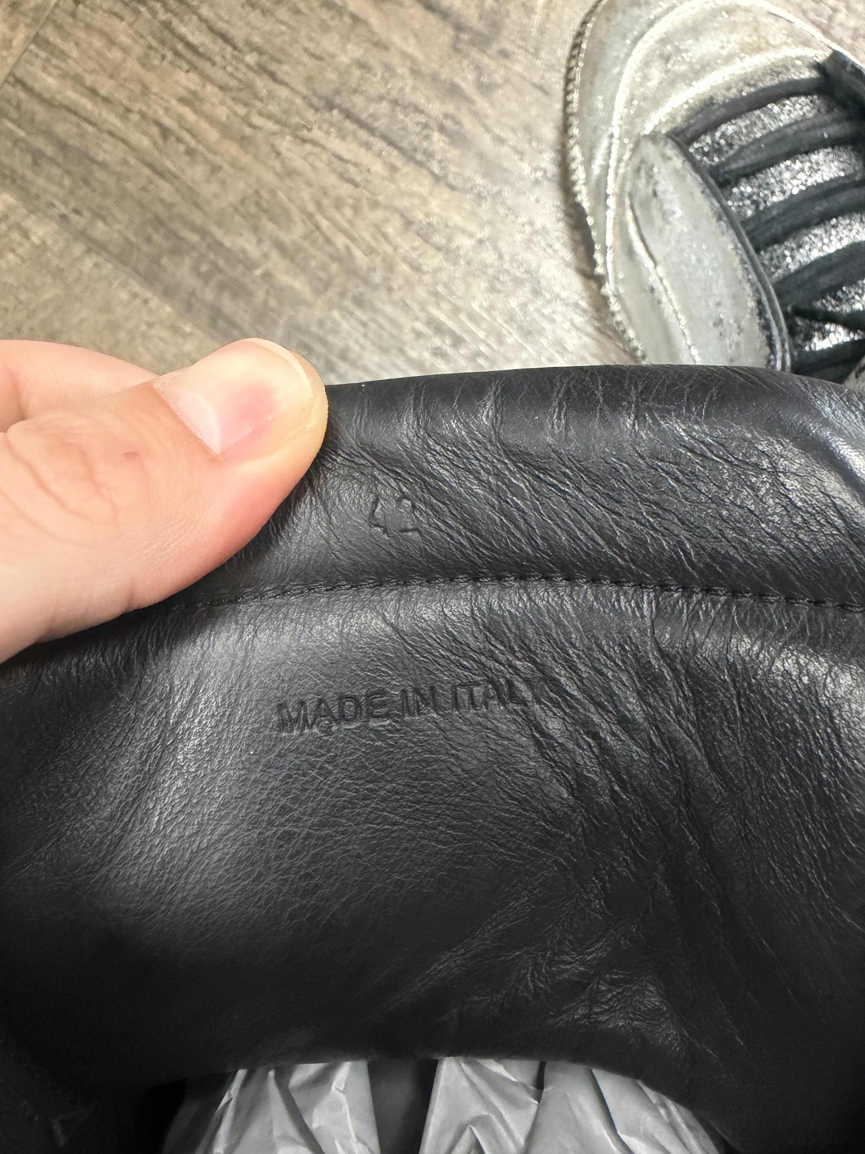 MAISON MARGIELA FUTURE HIGH GLITTER SILVER SNEAKER (42)