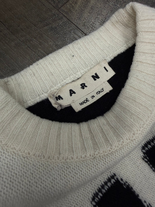 MARNI SPLIT KNIT SWEATER (L)