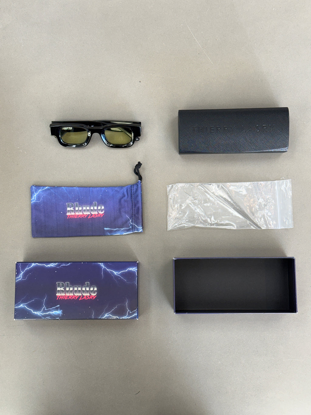 RHUDE X THIERRY LASRY RHEVISION 101 SUNGLASSES