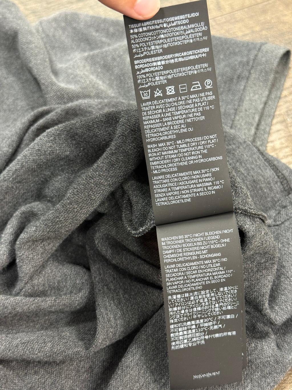 SAINT LAURENT POLO SHIRT (S)