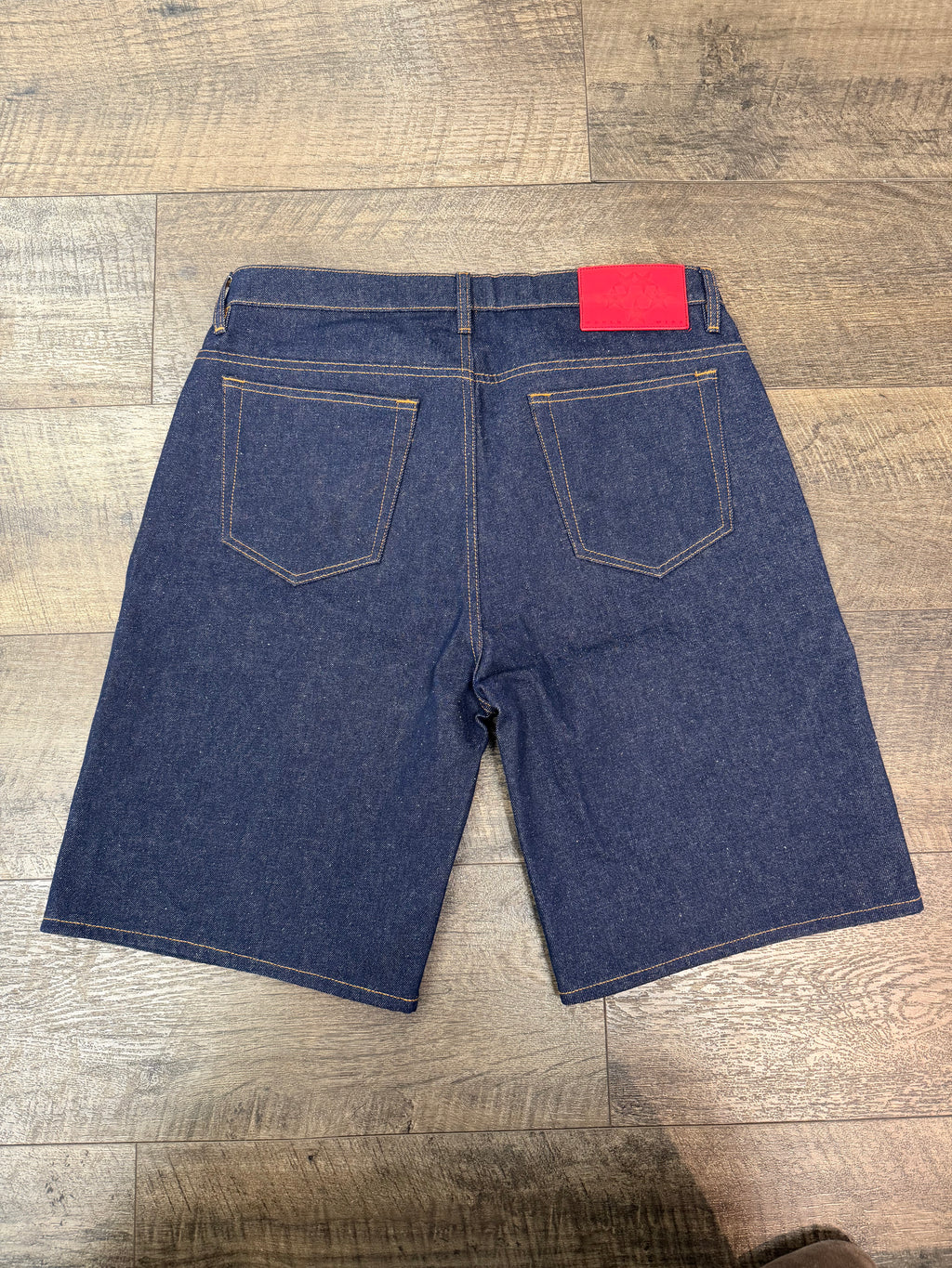 SP5DER DENIM BAGGY SHORTS INDIGO (32)