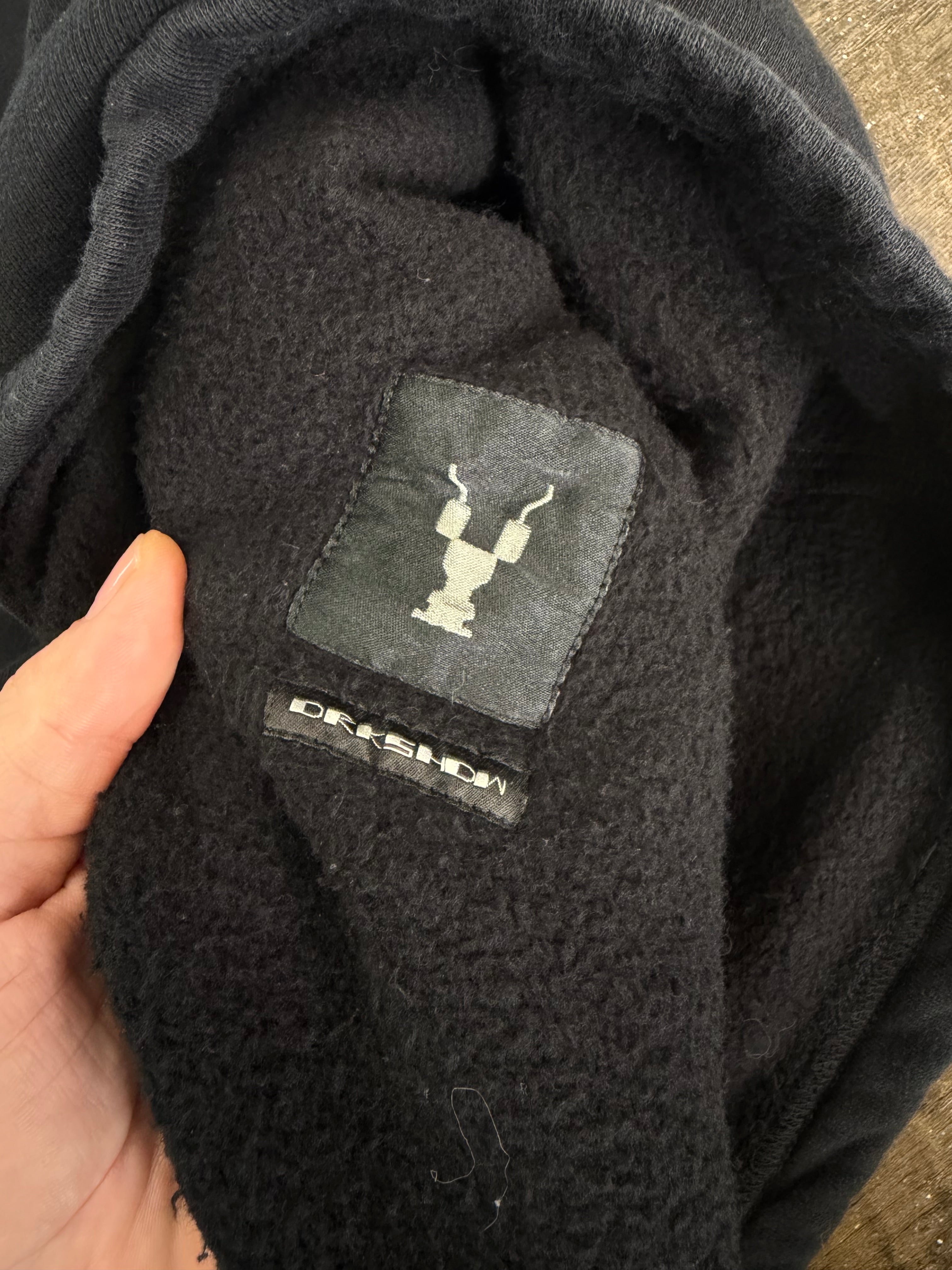 RICK OWENS DRKSHDW AFFLICTION HOODIE (M)