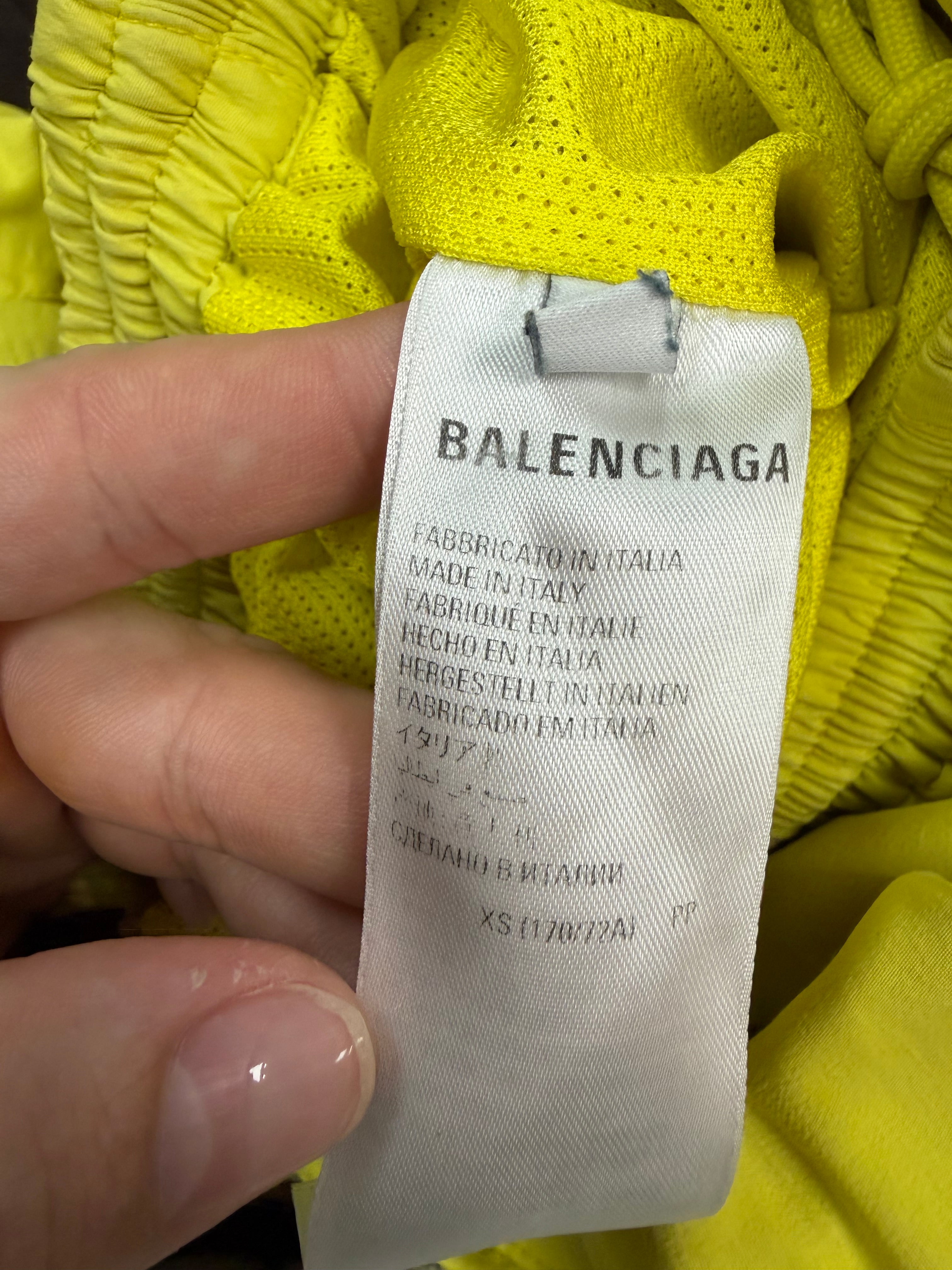 BALENCIAGA BAGGY TRACK PANTS (XS)