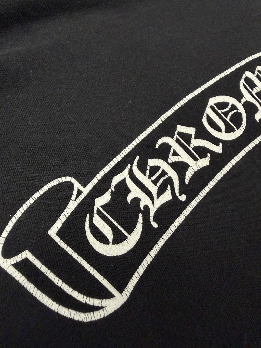 CHROME HEARTS SCROLL LOGO LONG SLEEVE TEE (XXL)