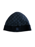 LOUIS VUITTON BLACK CHECKERED BEANIE