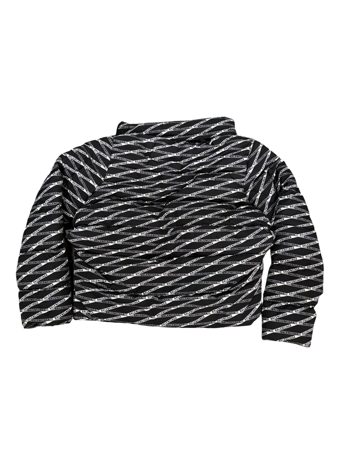 BALENCIAGA LOGO C SHAPE PUFFER JACKET (M)