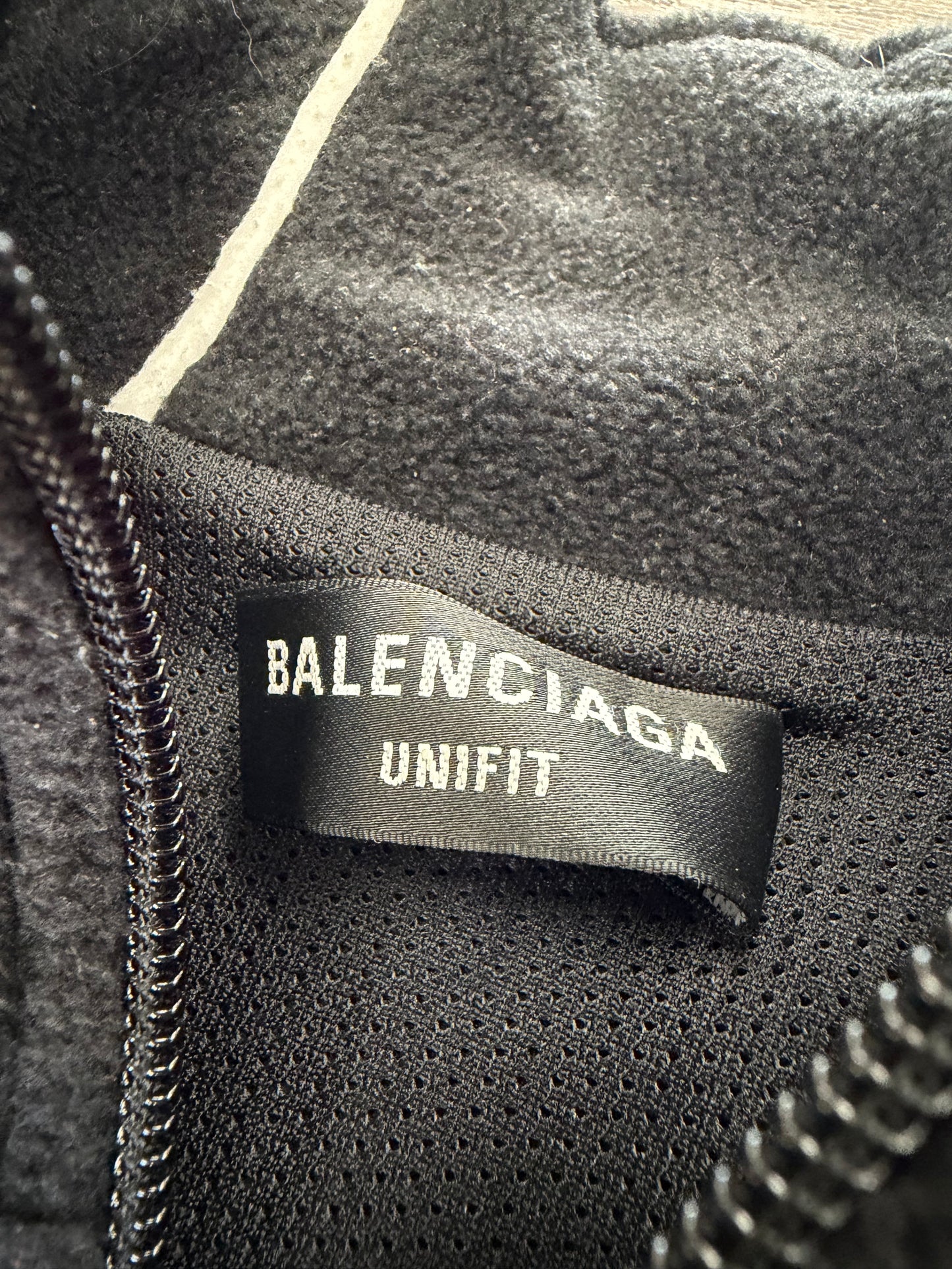 BALENCIAGA SPORTY B FLEECE JACKET (XS)