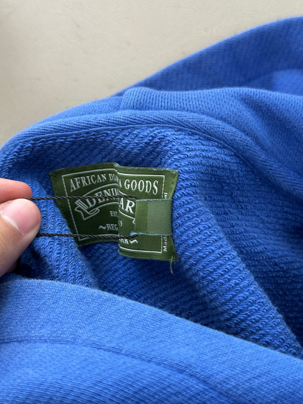 DENIM TEARS MONO WREATH HOODIE