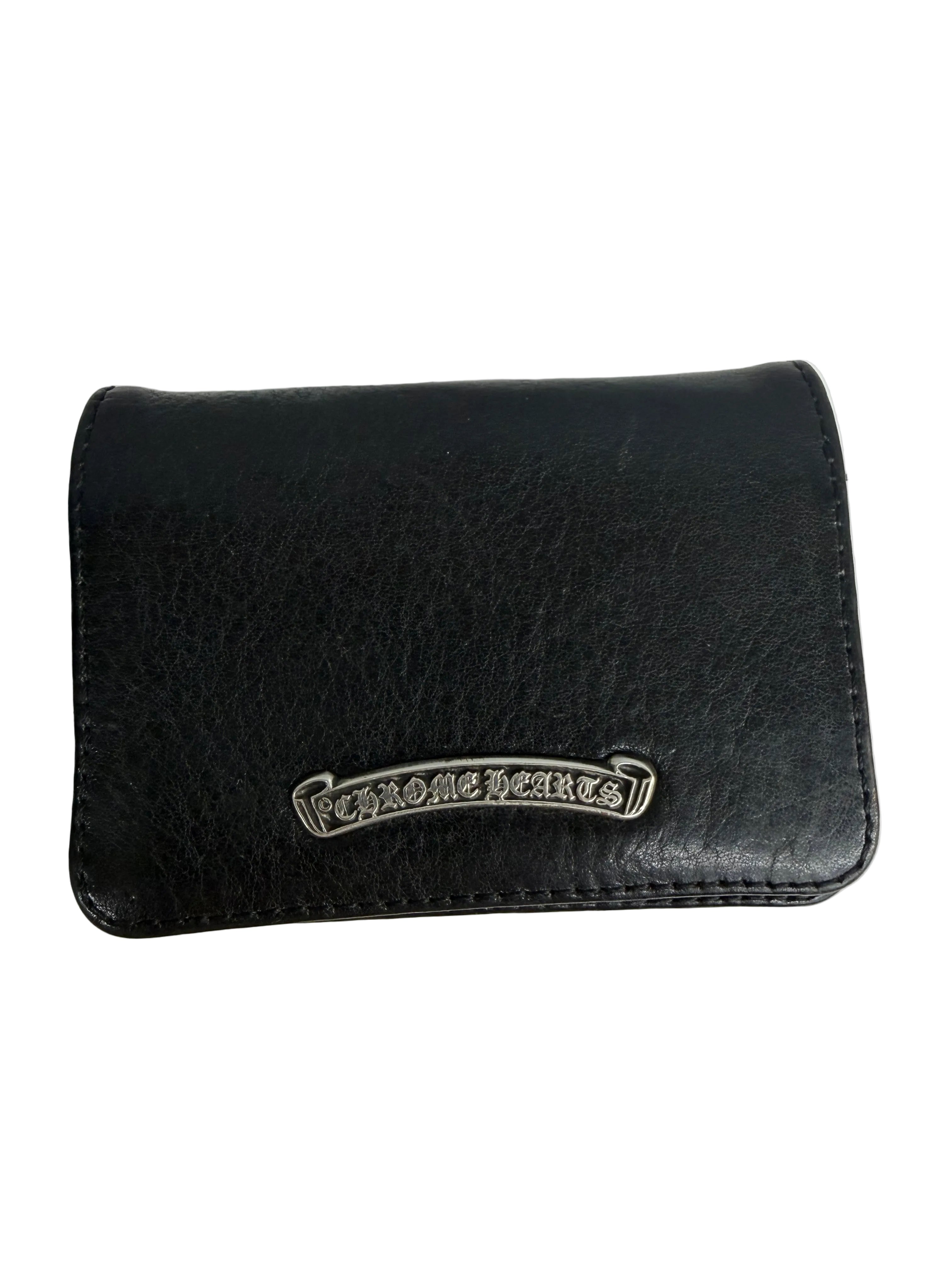 CHORME HEARTS LEATHER WALLET