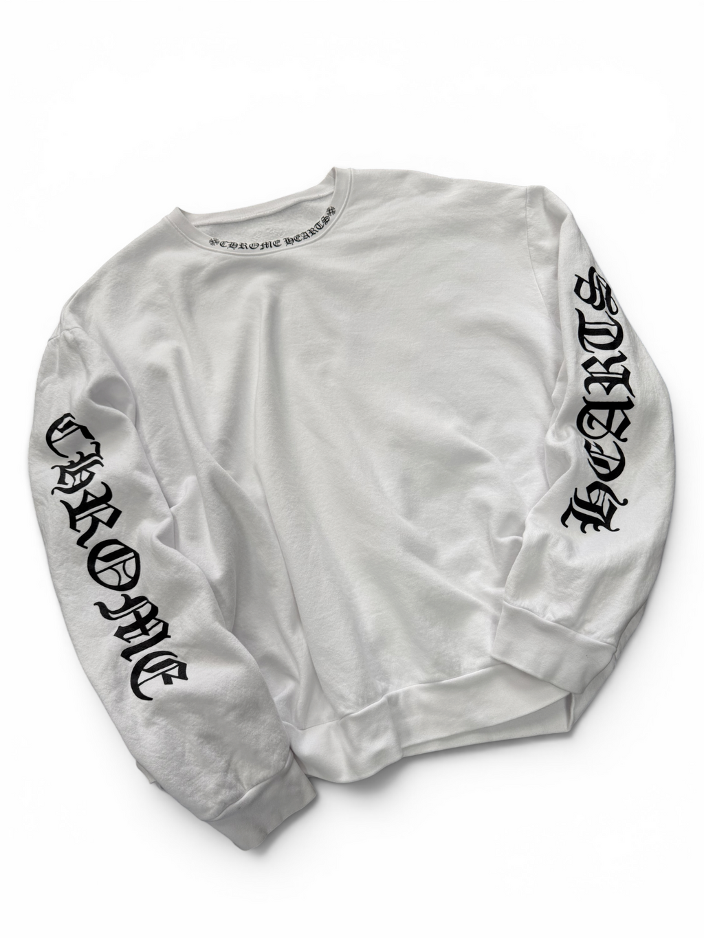 CHROME HEARTS NECK LOGO SWEATSHIRT (L)
