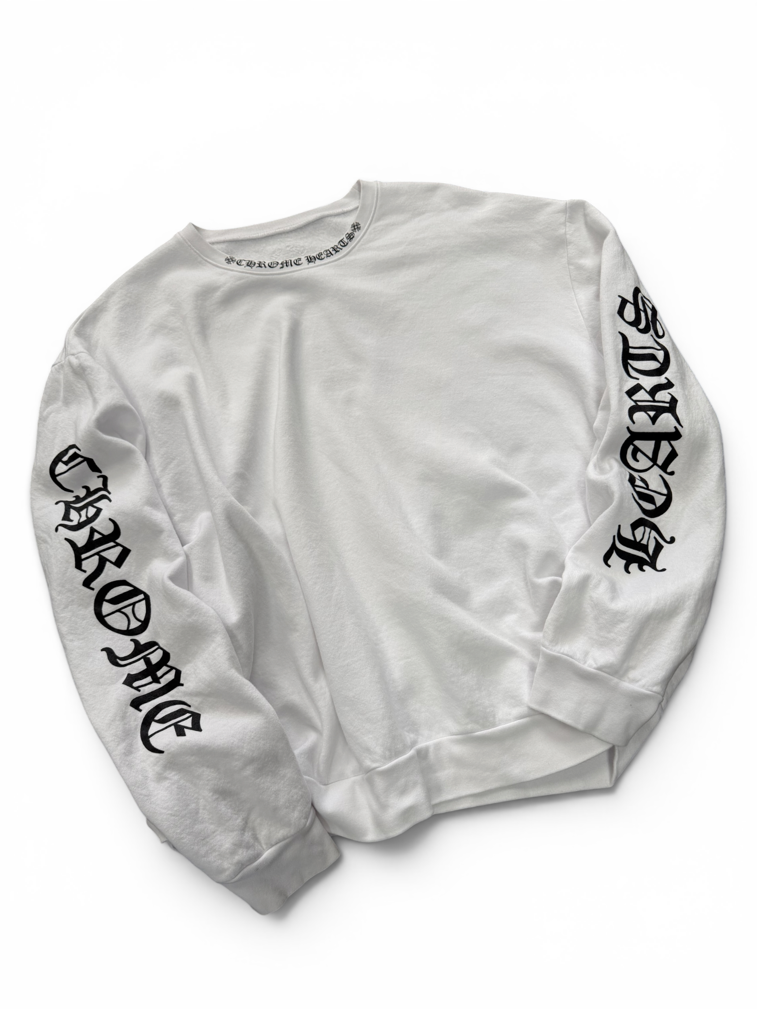 CHROME HEARTS NECK LOGO SWEATSHIRT (L)
