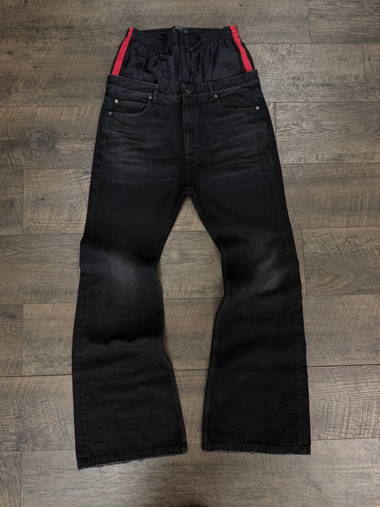 BALENCIAGA LAYERED JEANS
