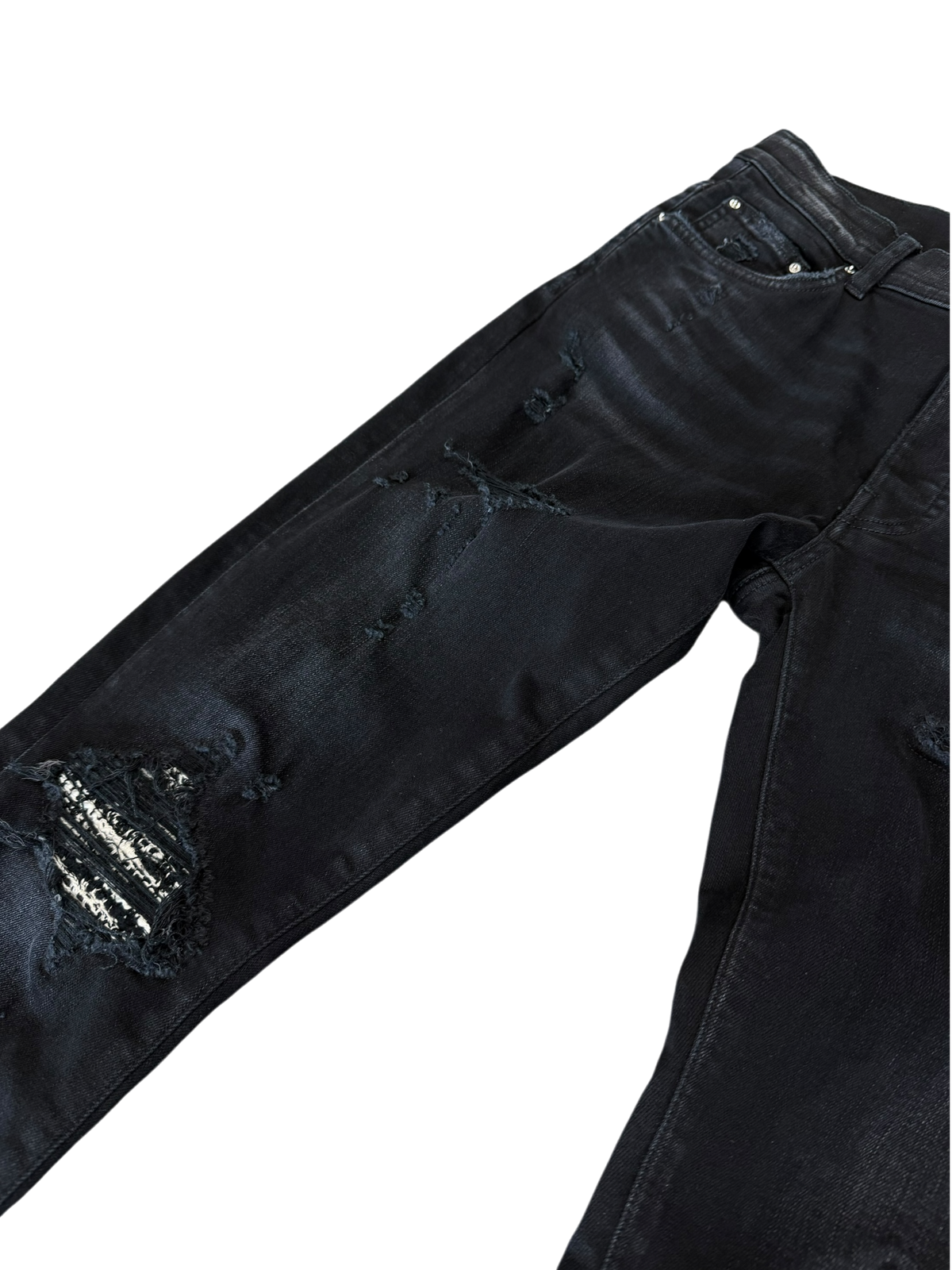 AMIRI MX1 BOUCLE YARN PATCH DENIM JEANS BRAND NEW (31)