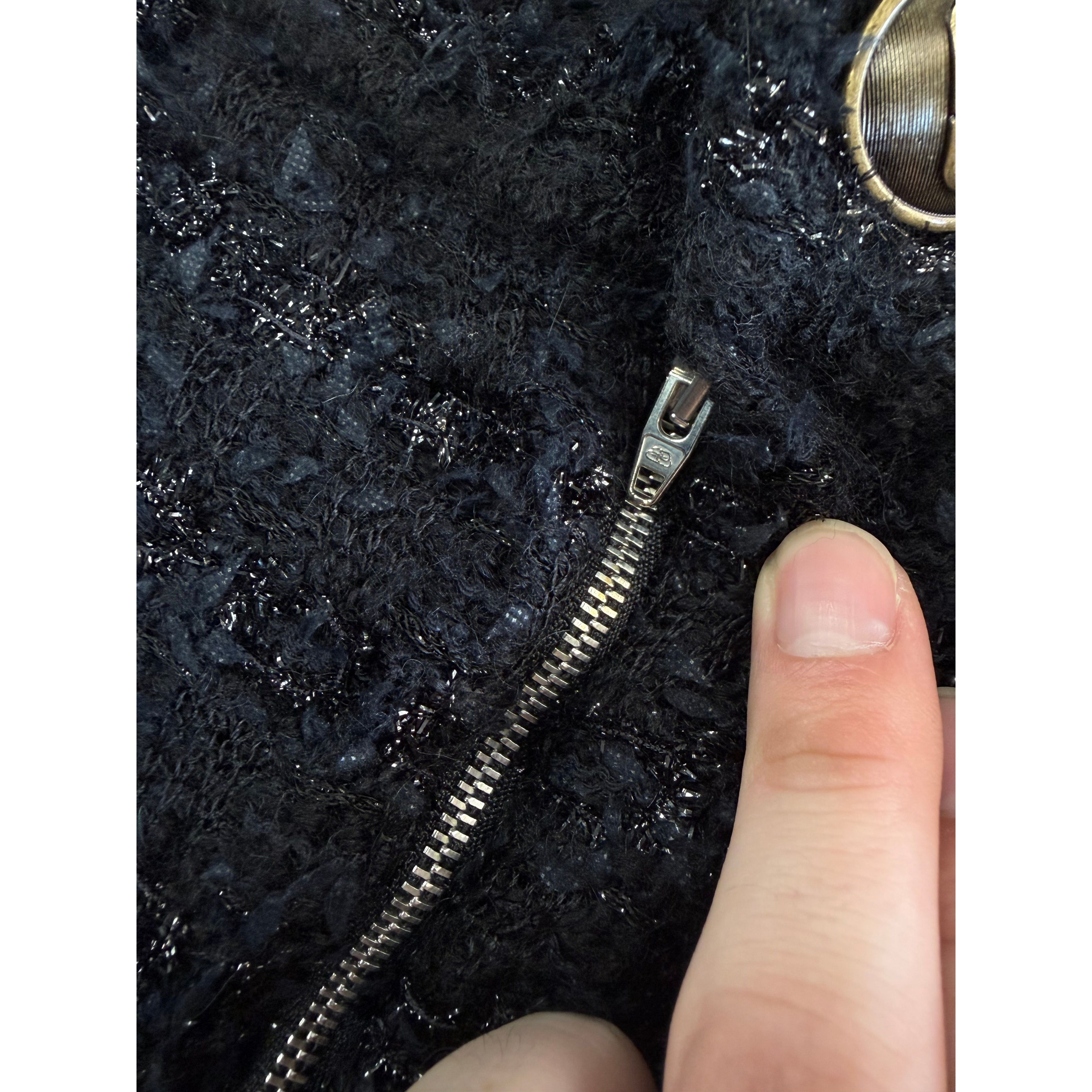 BALENCIAGA TWEED FW22 FLARE TEXTURED