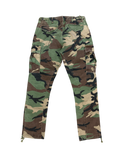 POLO WOODLAND CAMO MILITARY STYLE CARGO PANTS (32)