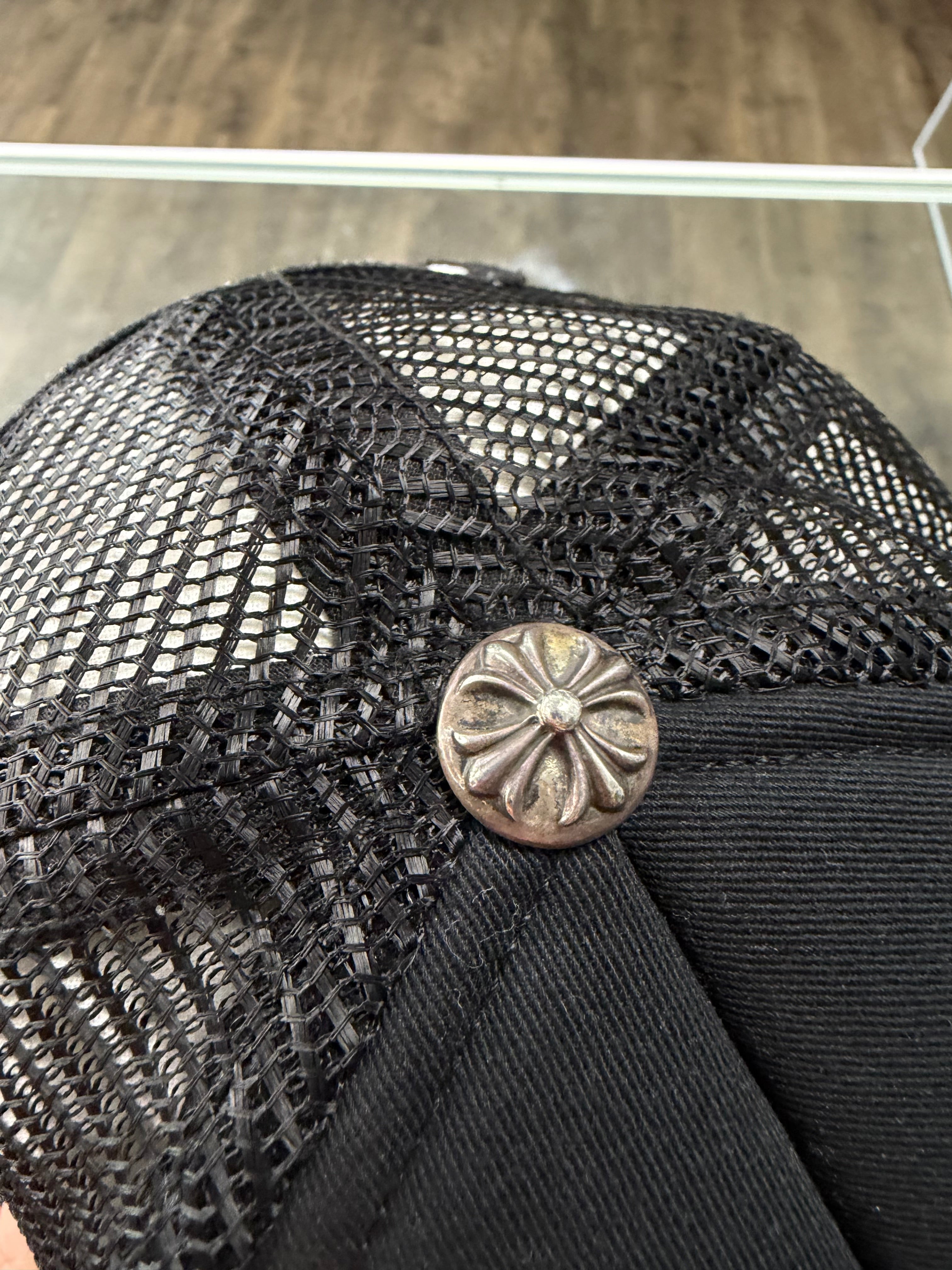 CHROME HEARTS MATTY BOY CHOMPER TRUCKER HAT LEATHER PATCH