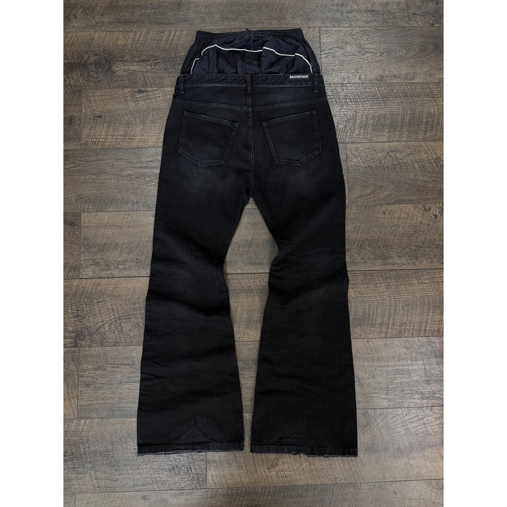 BALENCIAGA LAYERED JEANS