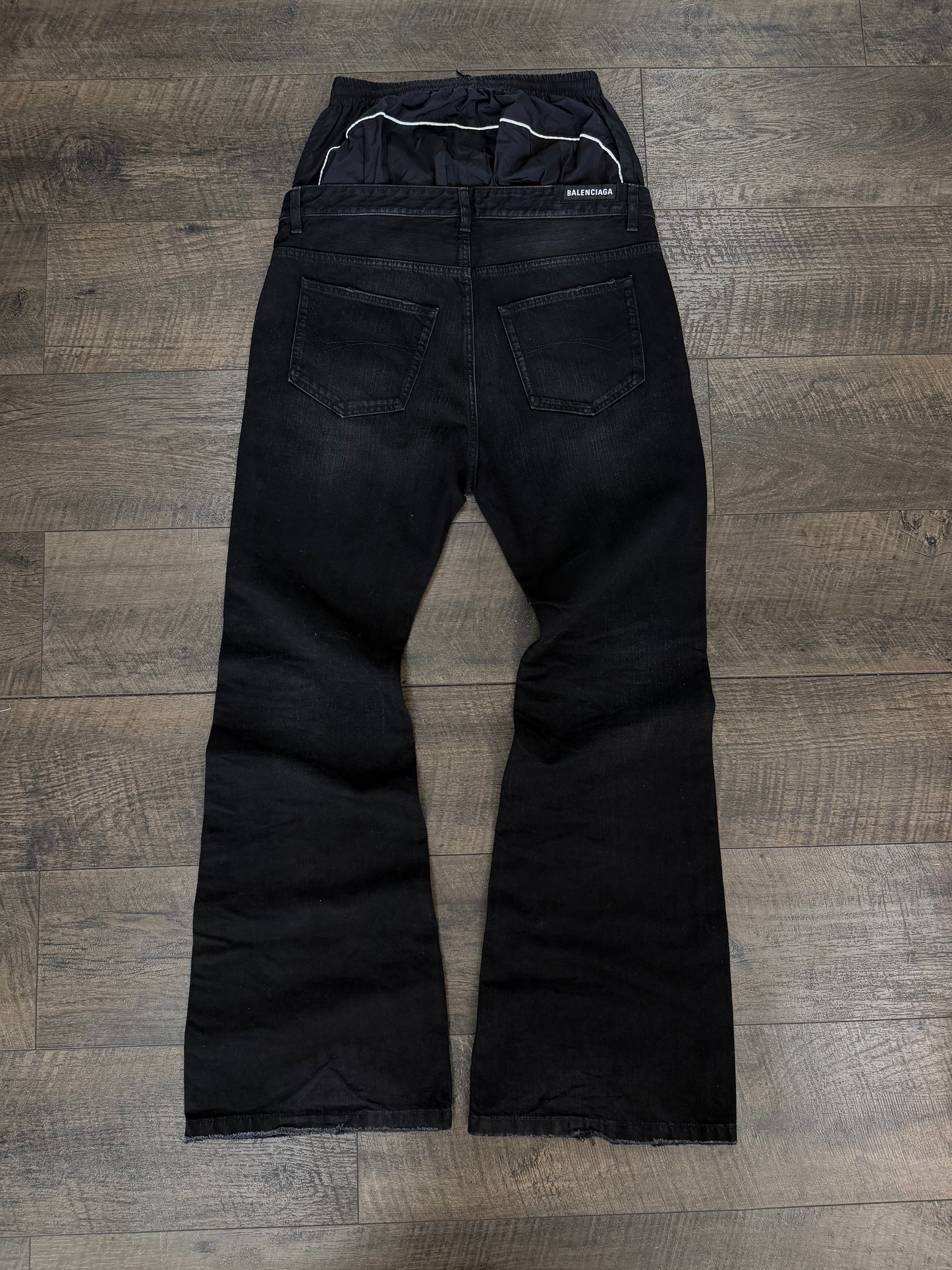 BALENCIAGA LAYERED JEANS