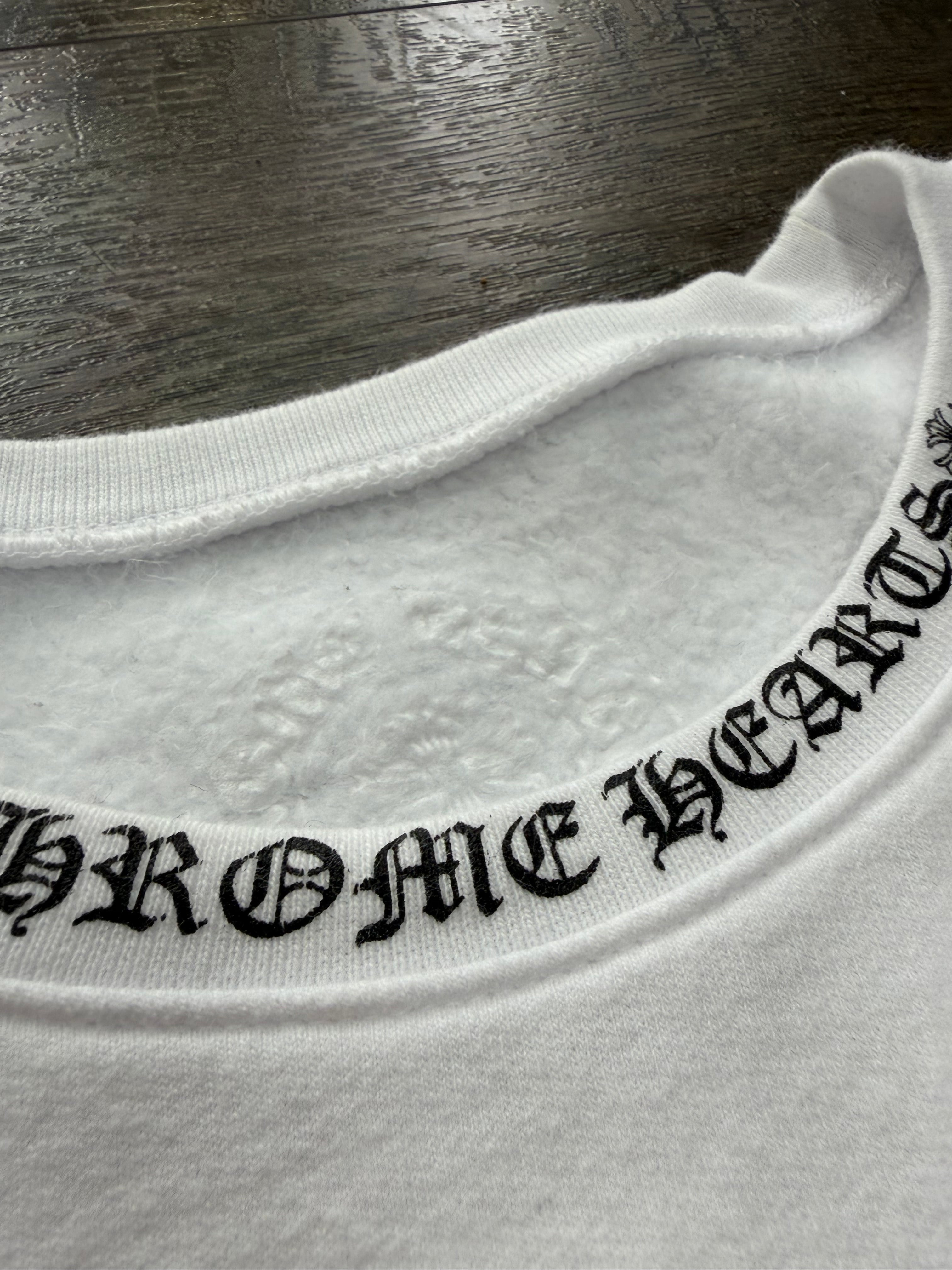 CHROME HEARTS NECK LOGO SWEATSHIRT (L)