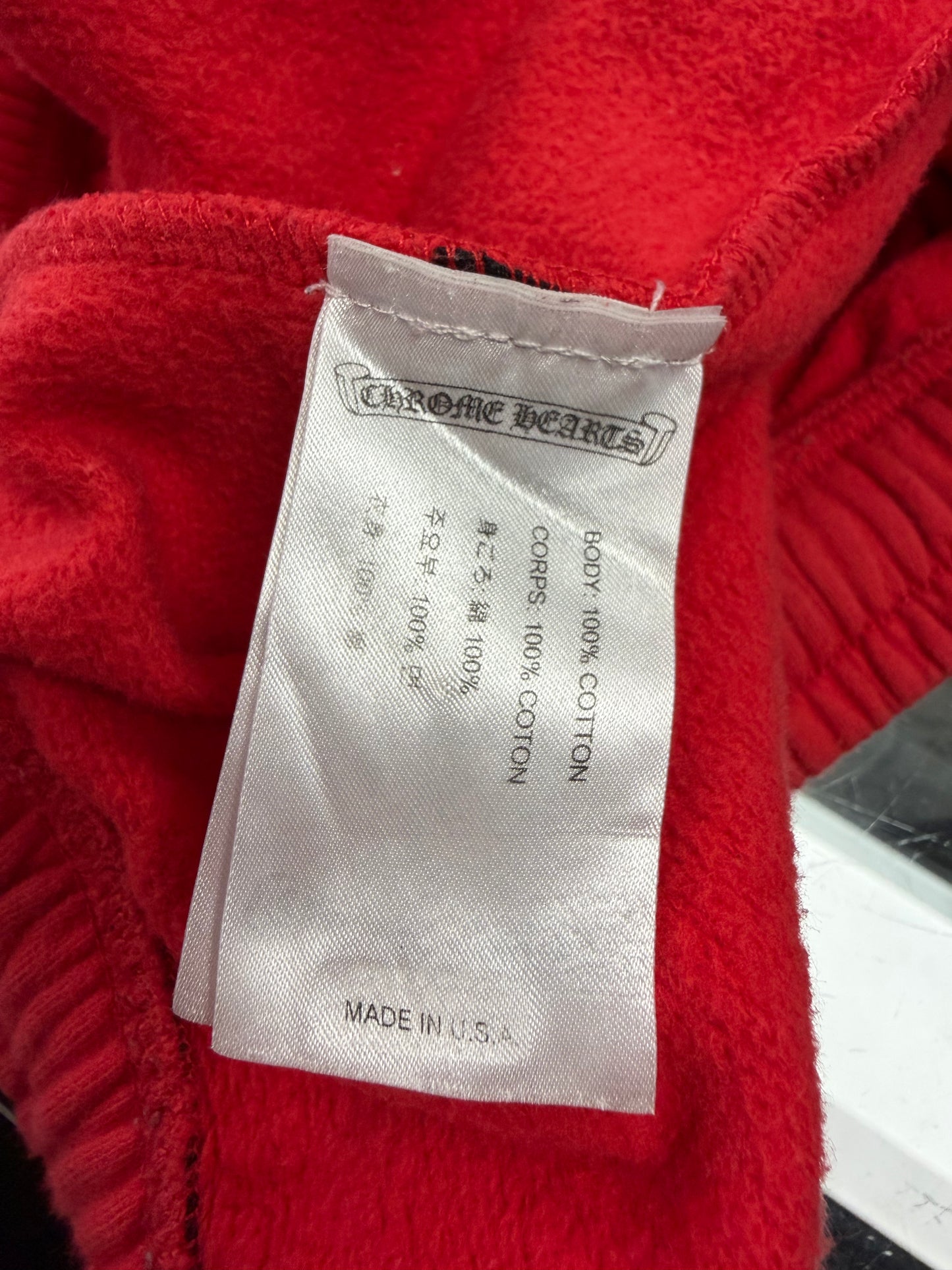 CHROME HEARTS MATTY BOY FLAME 99 EYES SWEATPANTS (M)