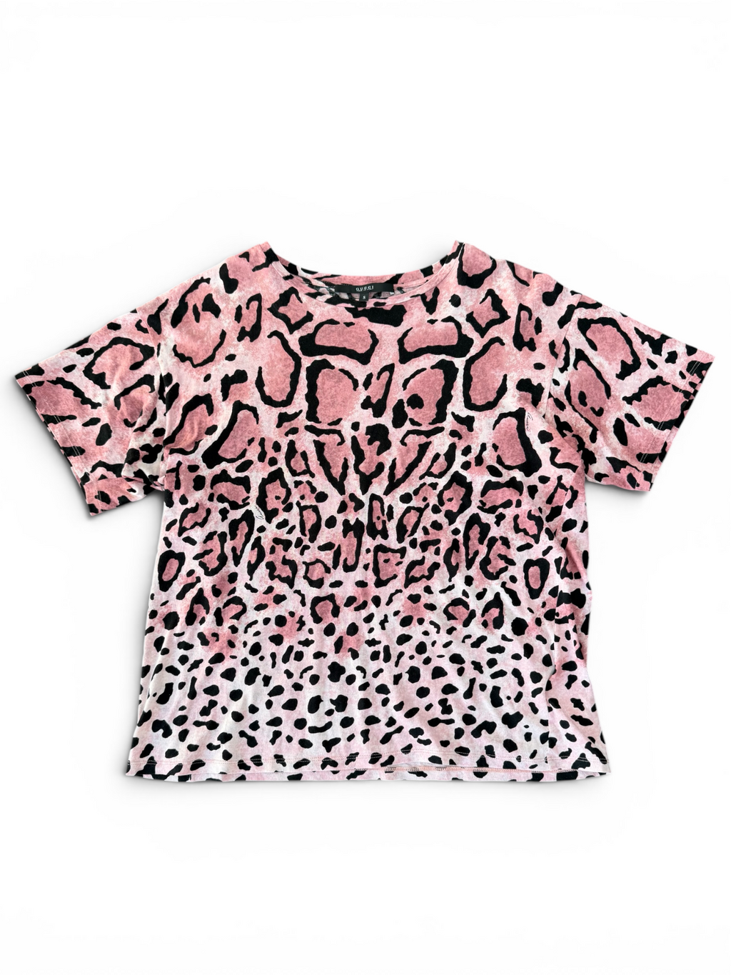GUCCI LEOPARD TOM FORD ERA CROPPED TEE (S)