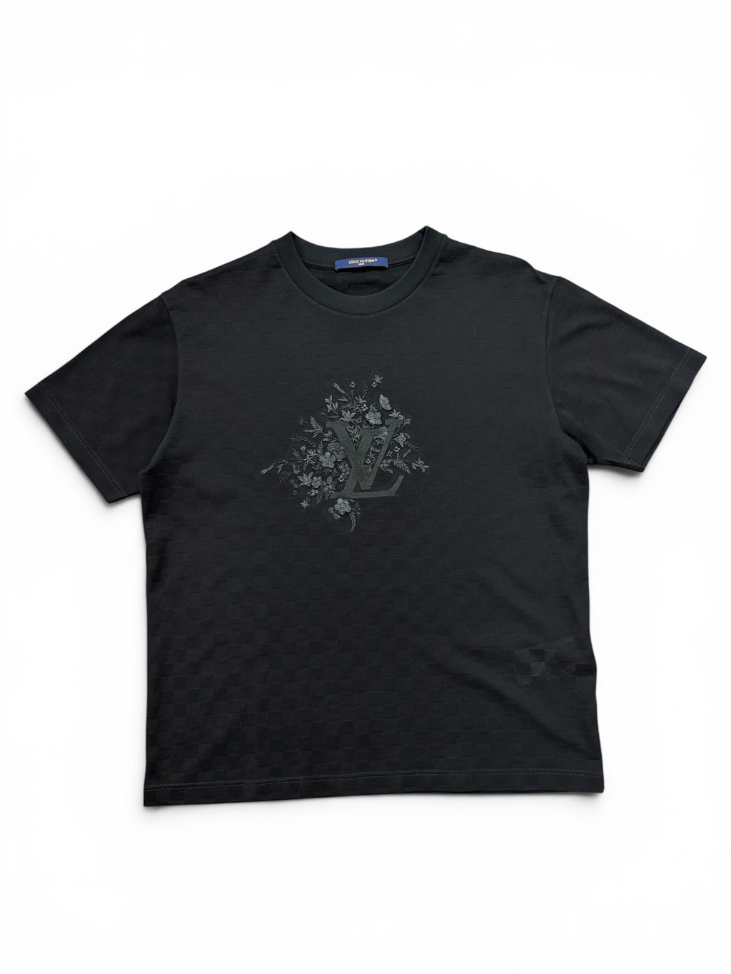 LOUIS VUITTON EMBROIDERED SIGNATURE T SHIRT (M)
