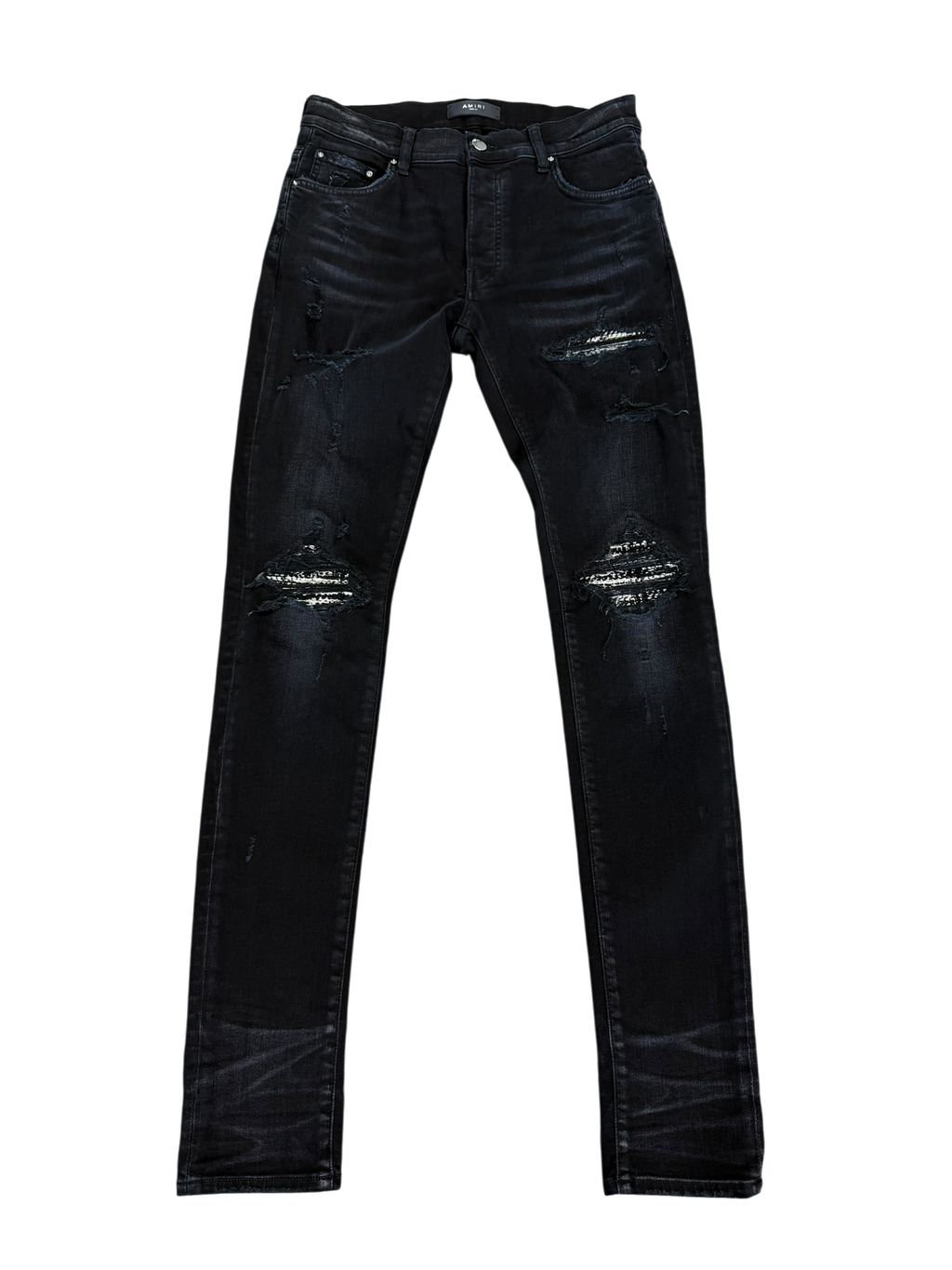 AMIRI MX1 BOUCLE YARN PATCH DENIM JEANS BRAND NEW (31)