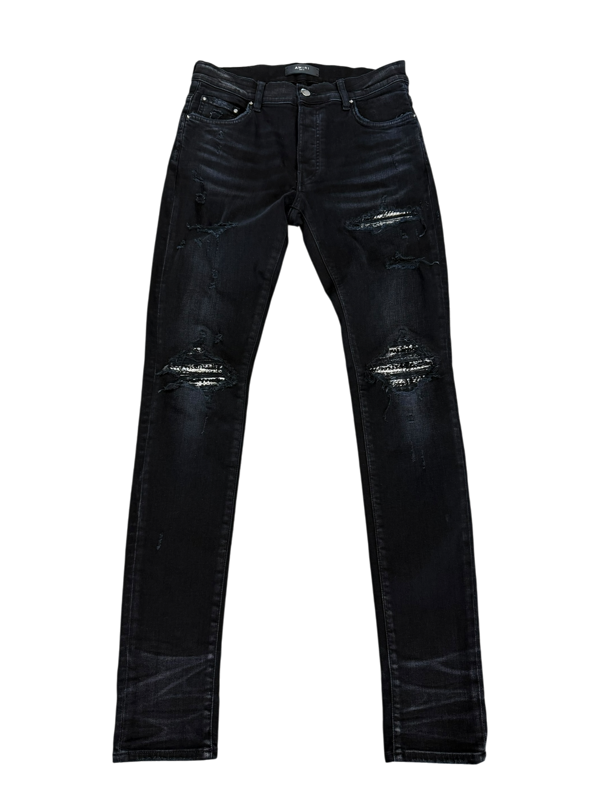 AMIRI MX1 BOUCLE YARN PATCH DENIM JEANS BRAND NEW (31)