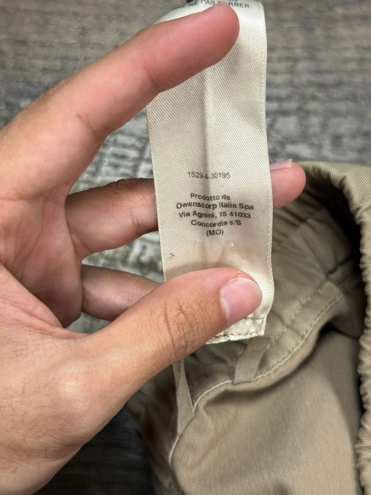 RICK OWENS CREATCH SHORTS DIRTY PEARL (XS)