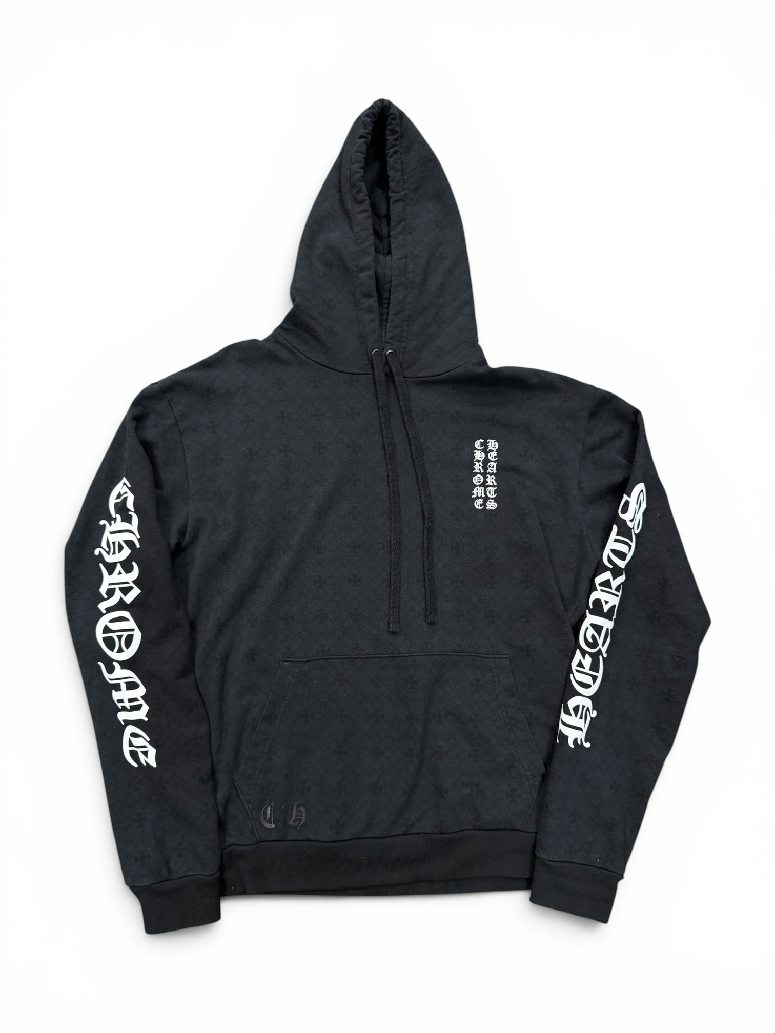 CHROME HEARTS ALL OVER MOTIF HOODIE (L)