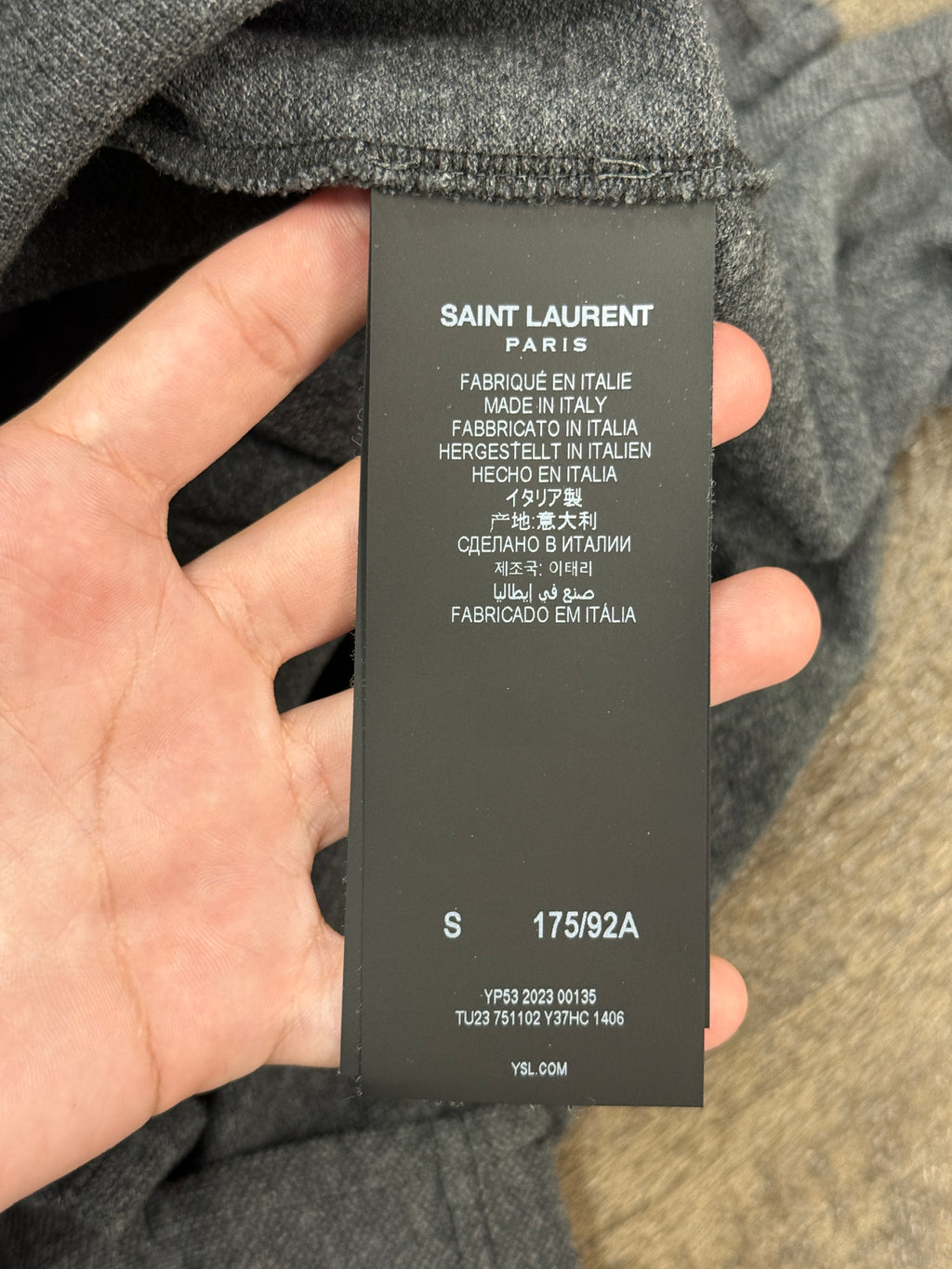 SAINT LAURENT POLO SHIRT (S)